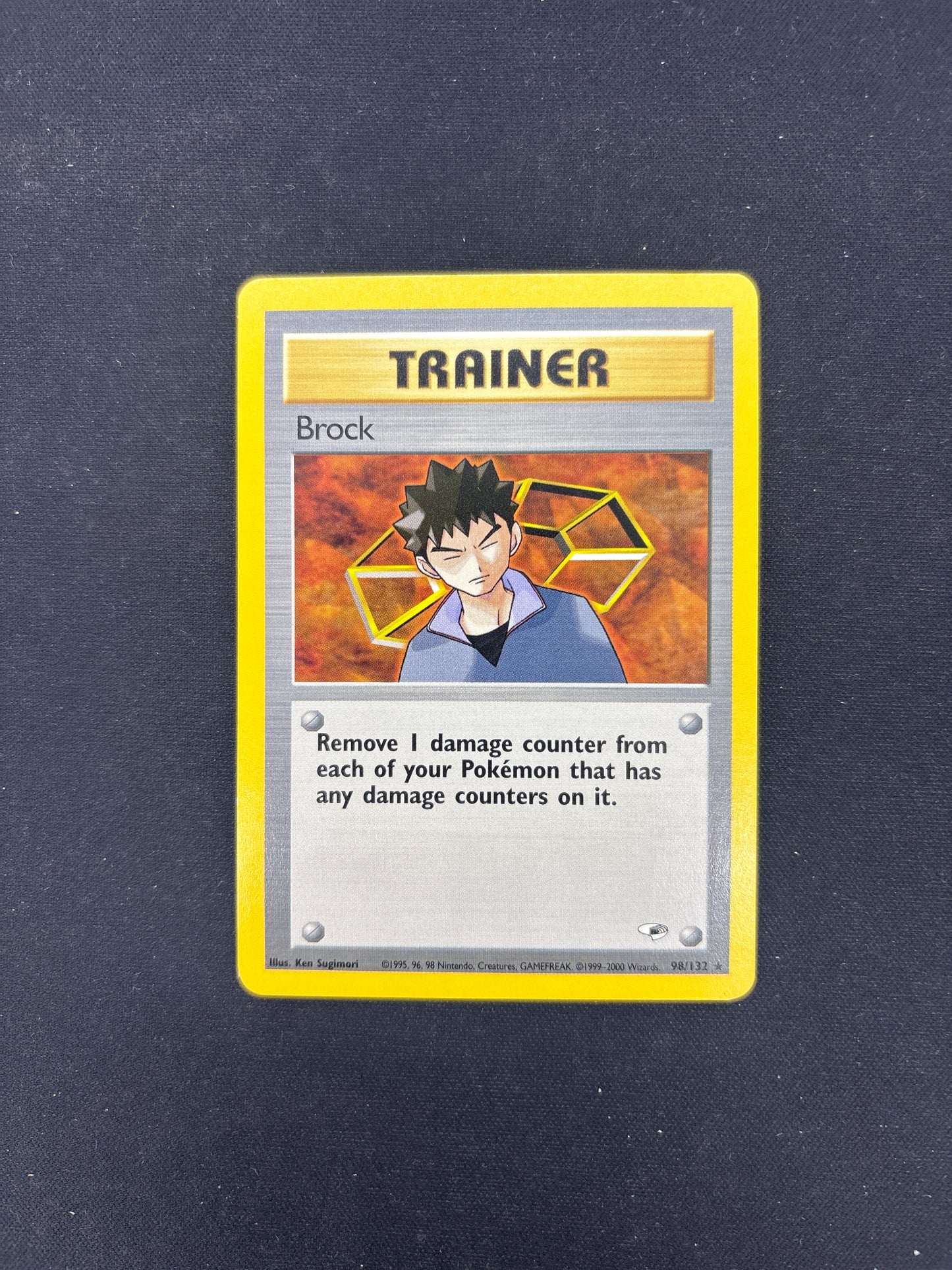 Auction Lot 184: Pokemon Card Brock Gym Heroes Conditions Vary