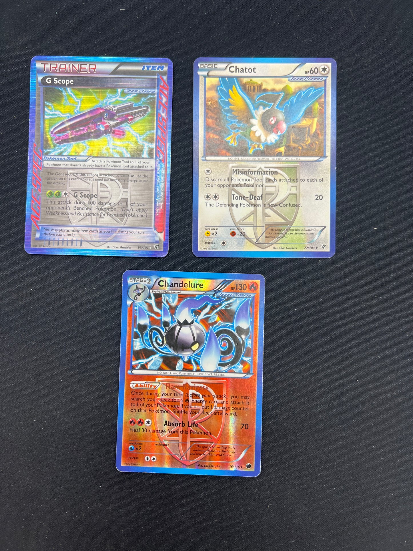 Auction Lot 488: Pokemon Cards Mid Era Plasma Era Lot Conditions Vary