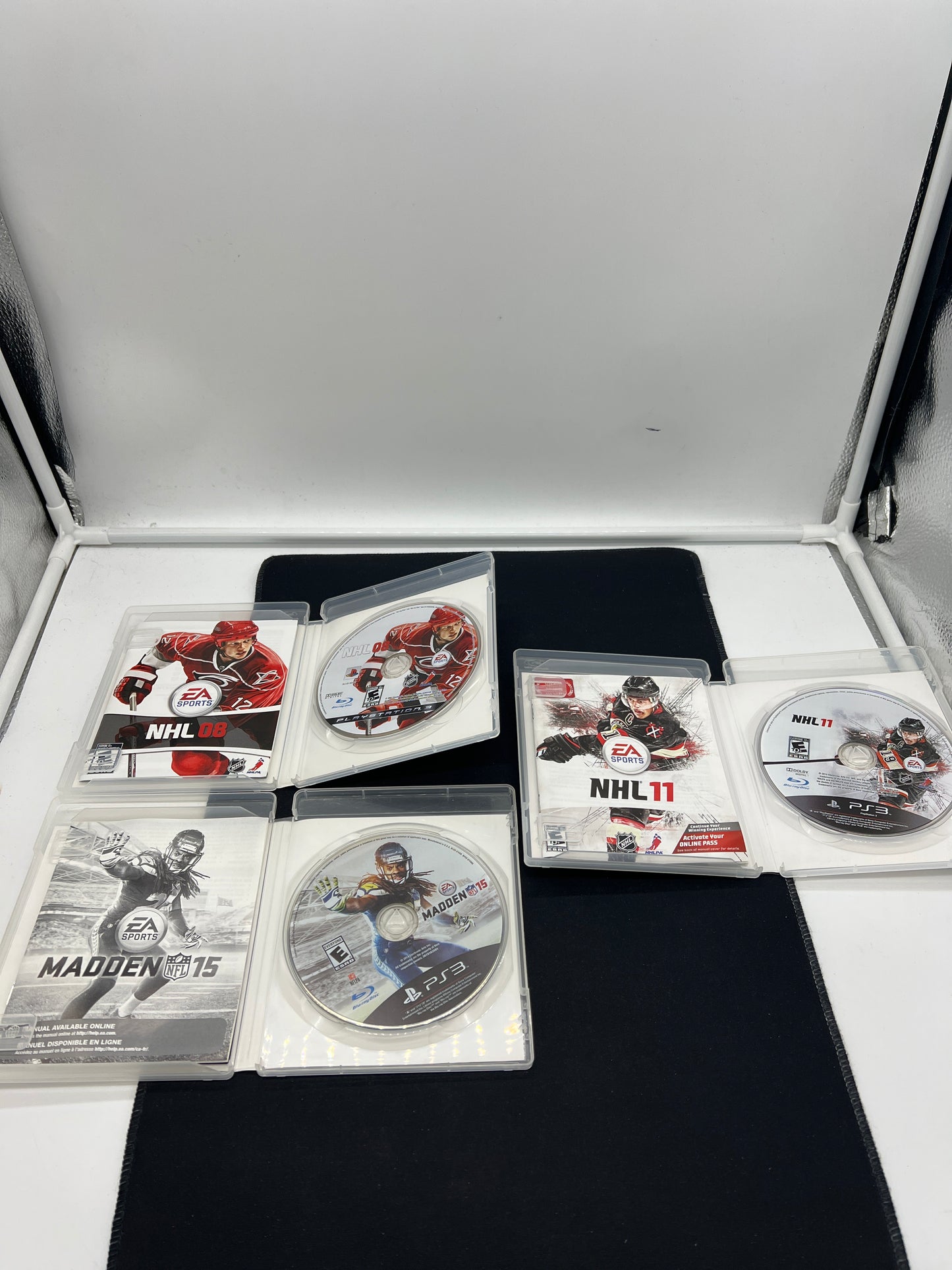 Auction Lot 101: PlayStation 3 Video Game Assorted Sports Lot CIB