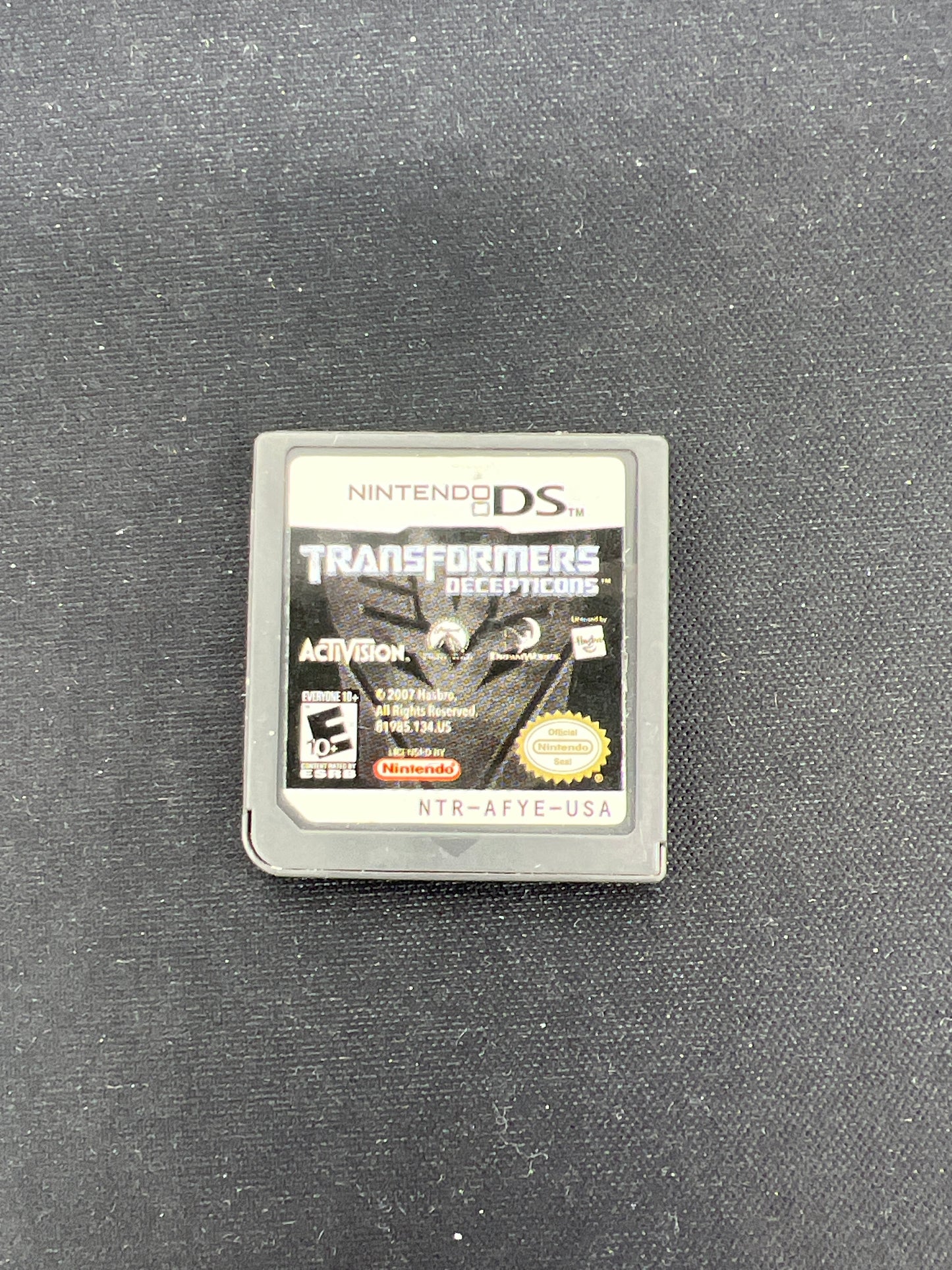 Auction Lot 32: Nintendo DS Video Game Loose Transformers Decepticons