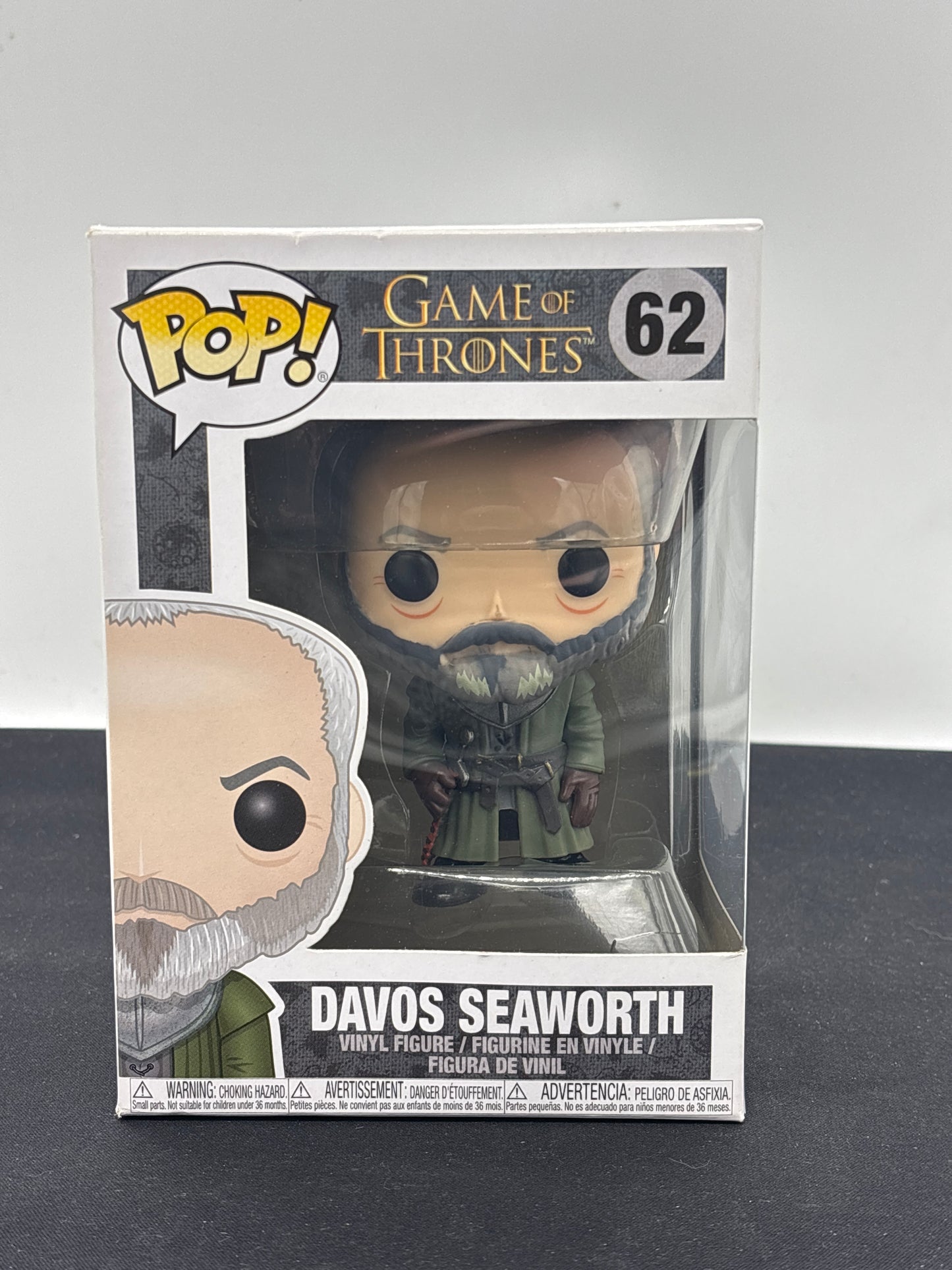 Auction Lot 91: POP Funko Davos Seaworth Game of Thrones 62 Figure