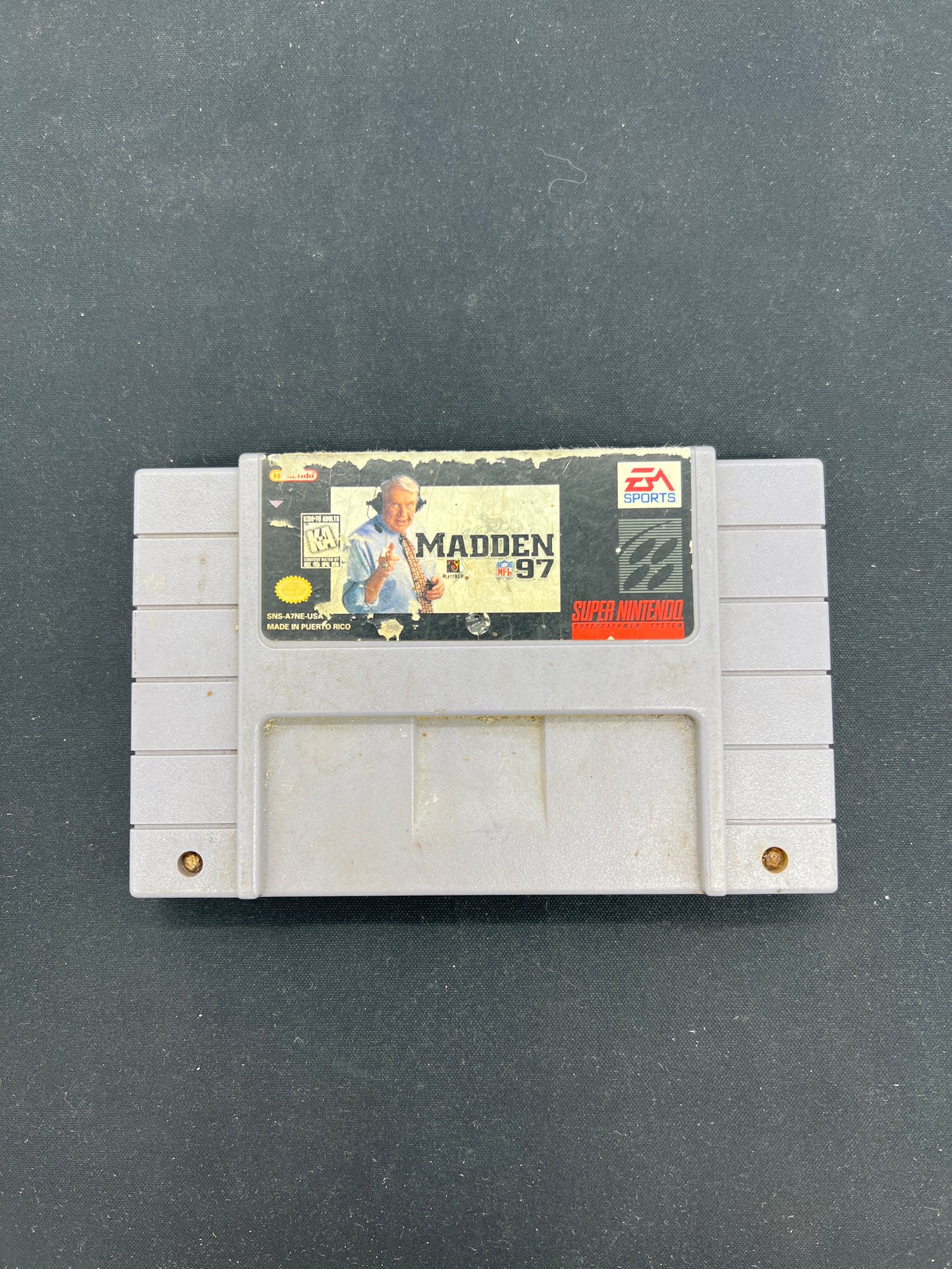 Auction Lot 35: SNES Video Game Madden 97