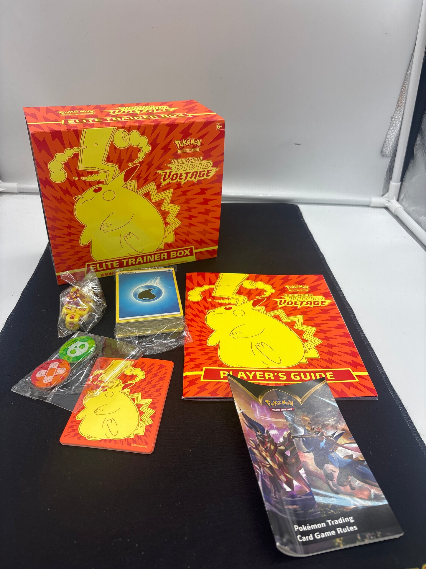 Auction Lot 209: Pokémon Vivid Voltage Empty ETB With Accessories