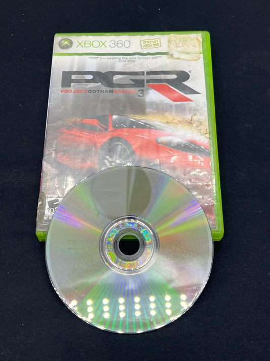 Auction Lot 315: XBOX 360 Project Gotham Racing 3