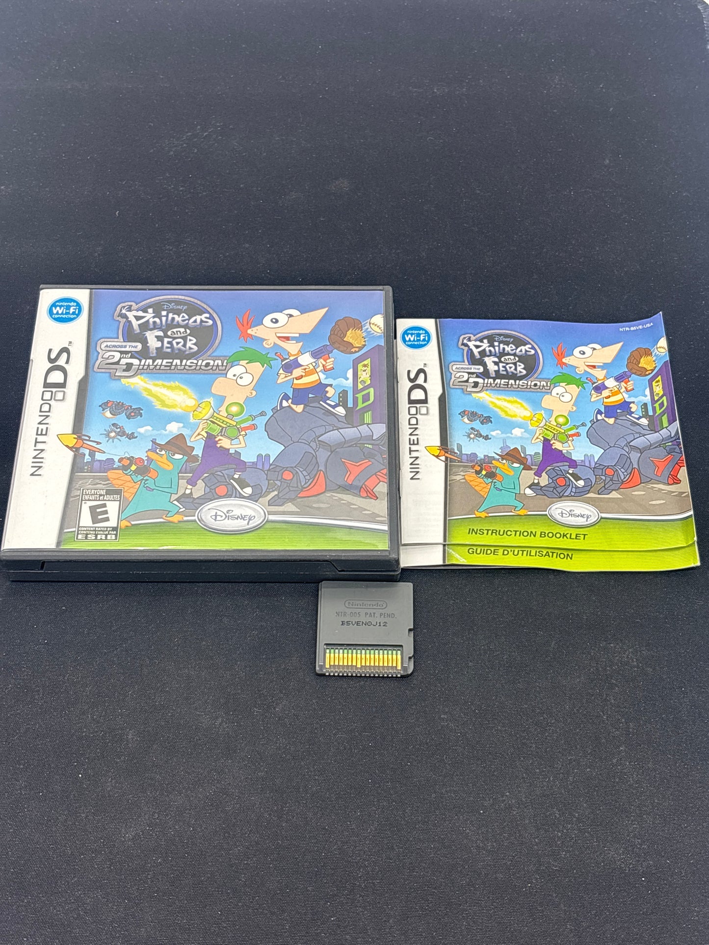 Auction Lot 278: Nintendo DS Video Game Phineas & Ferb Across the 2nd Dimension CIB