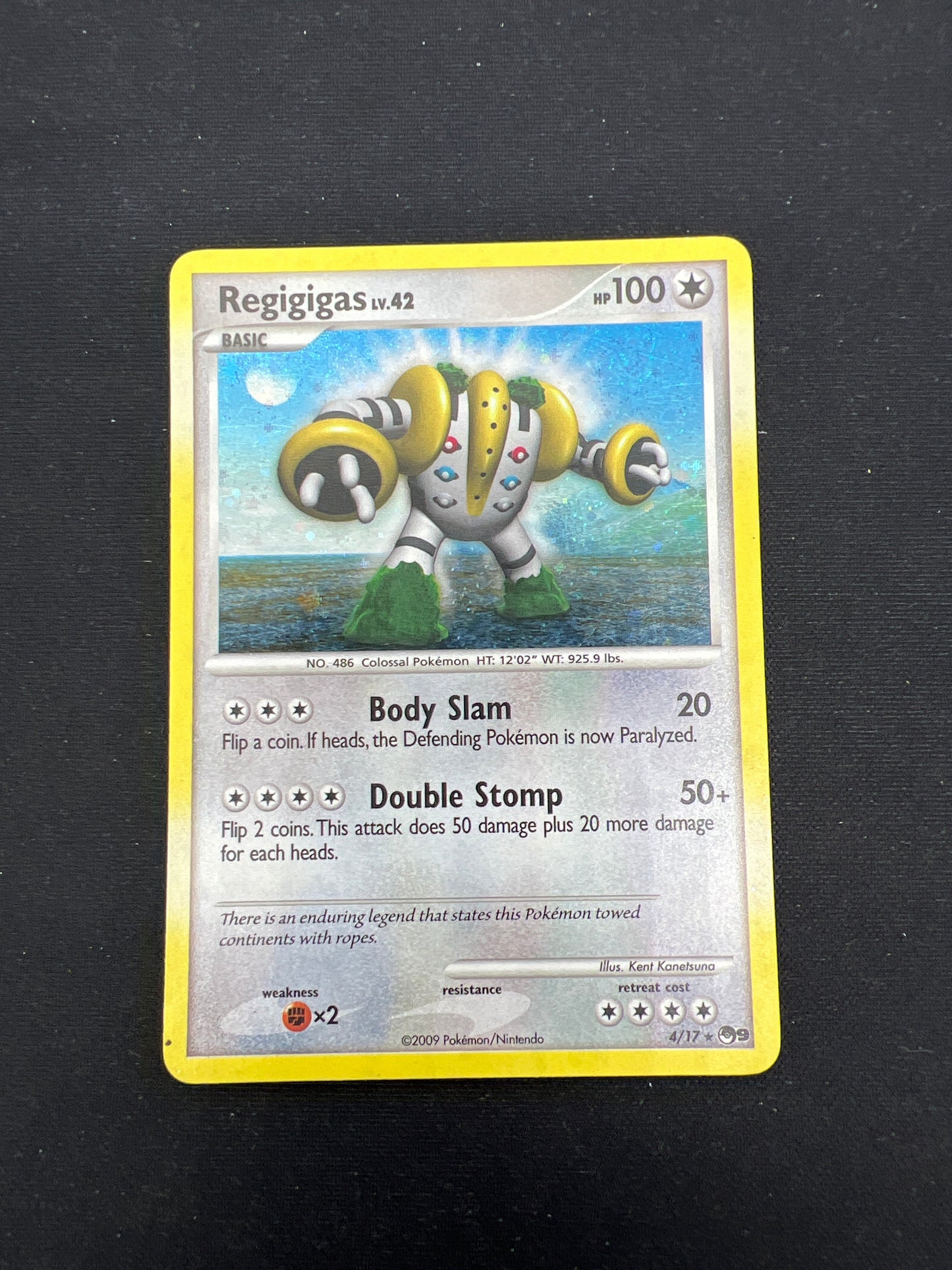 Auction Lot 328: Pokemon Cards Regigigas Pop Series Holo Rare Condition Vary