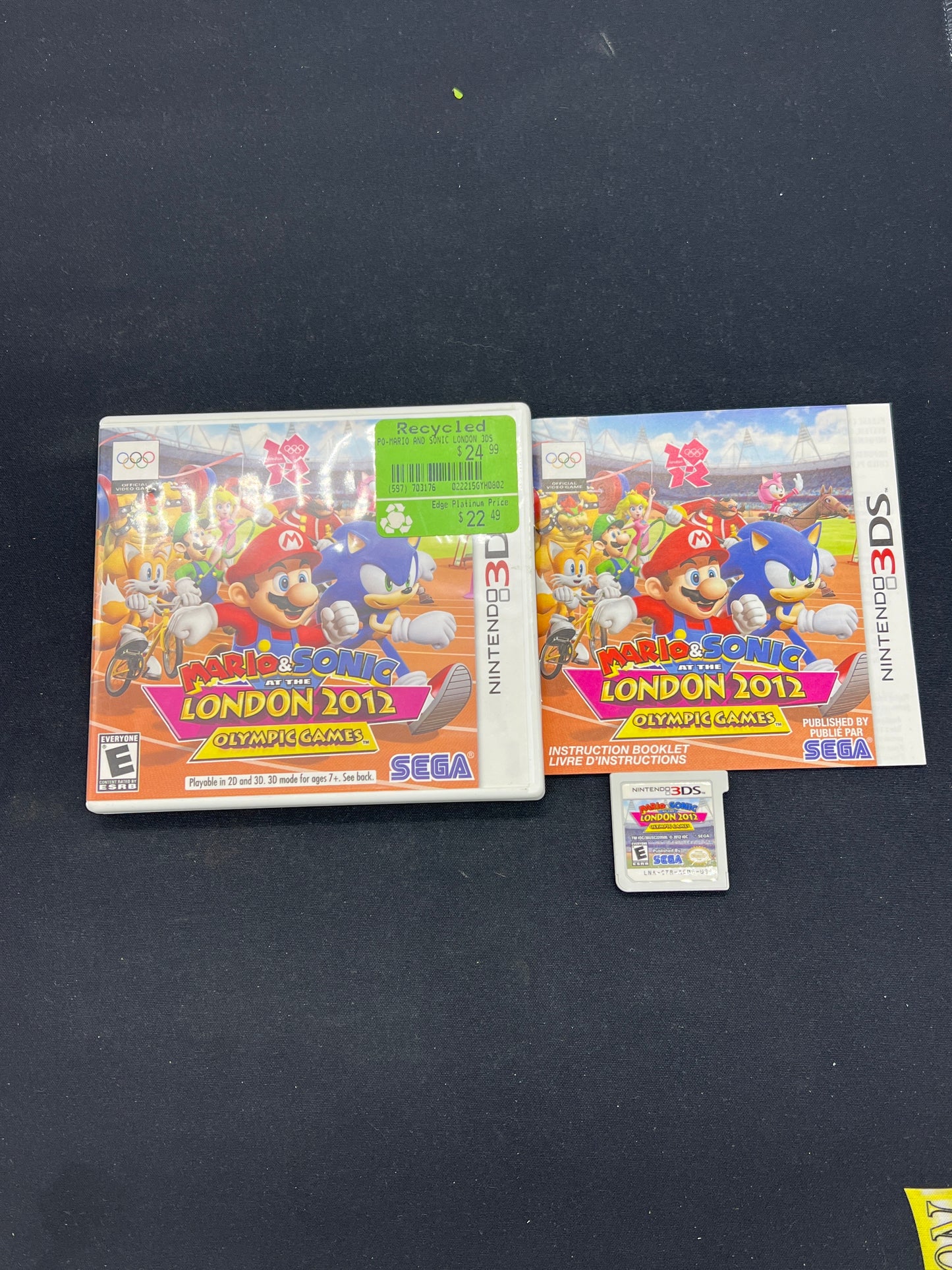 Auction Lot 192: Nintendo 3DS Mario & Sonic at the London 2012 Olympic Game CIB