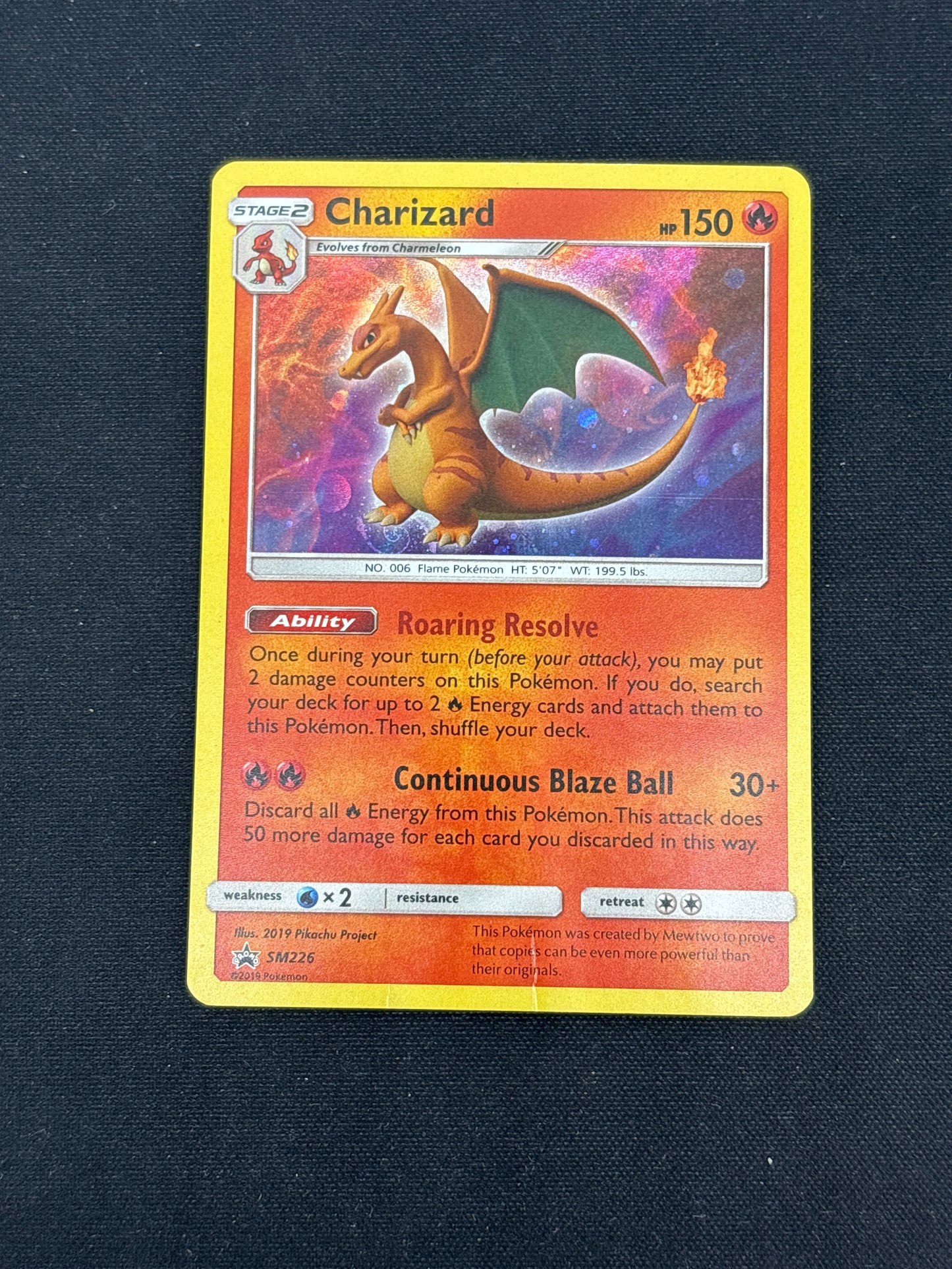 Auction Lot 403: Pokemon Cards Charizard Cosmo Holo SM226 Collector Chest Condition Vary