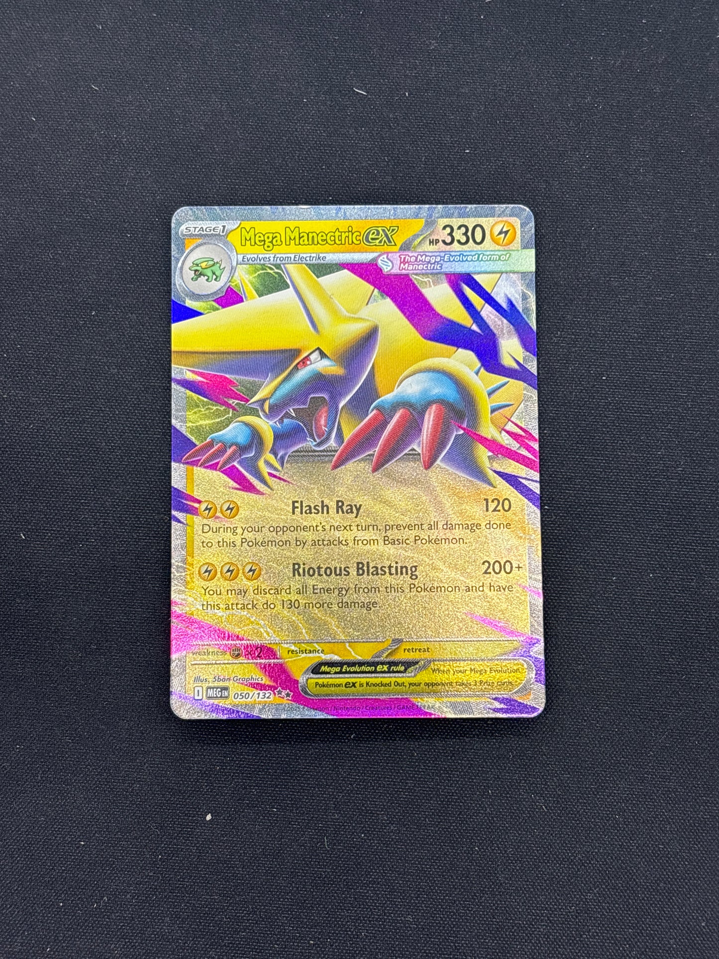 Auction Lot 478: Pokemon Cards Mega Manectric EX Mega Evolutions Condition Vary