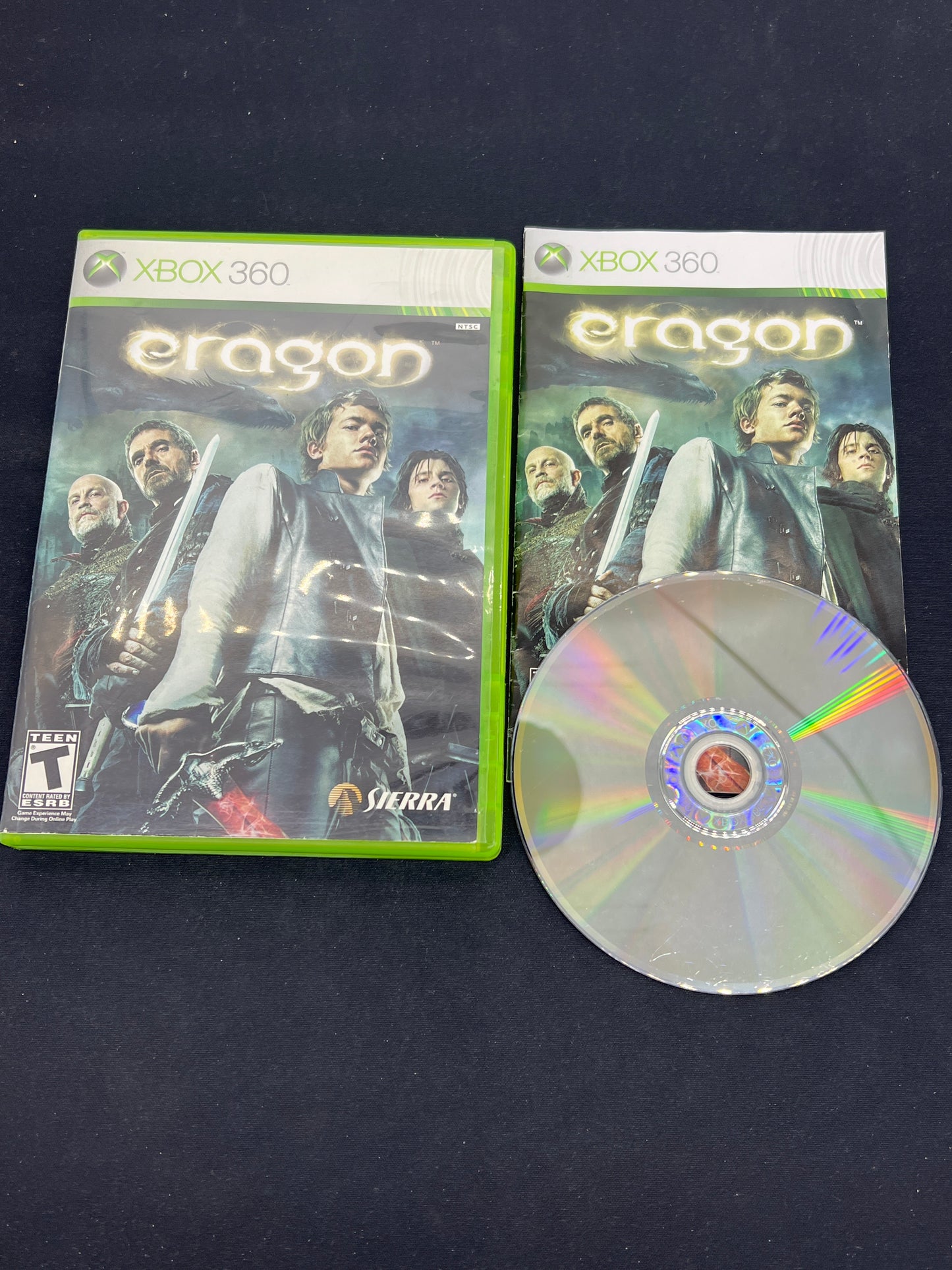 Auction Lot 185: XBOX 360 Video Game Eragon CIB