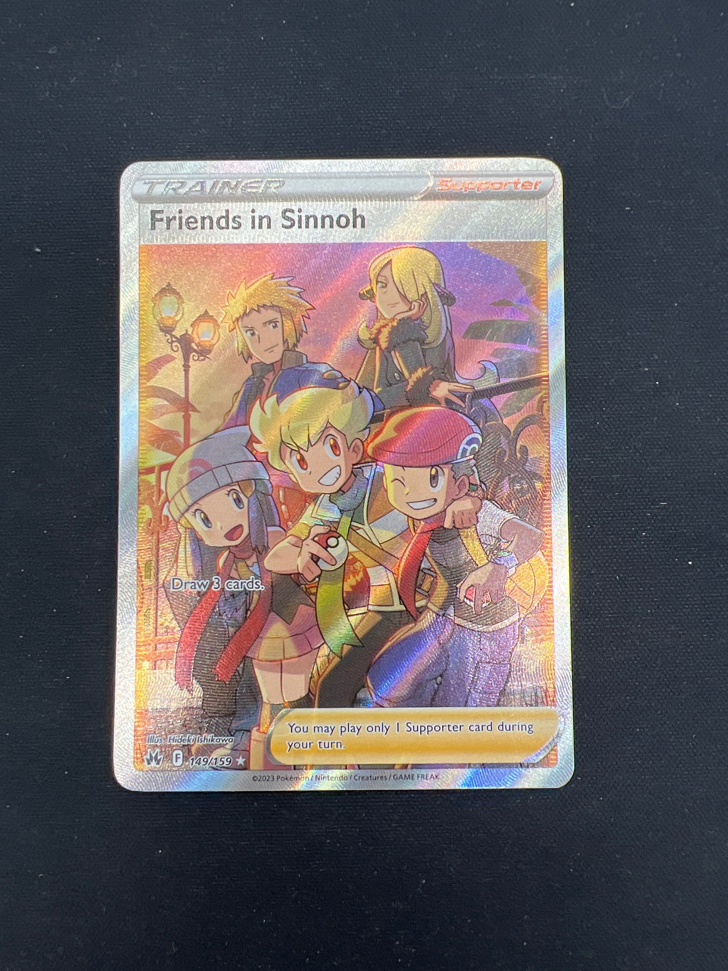 Auction Lot 226: Pokemon Cards Friends In Sinnoh Full Art Crown Zenith Conditions Vary