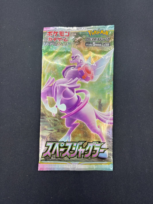 Auction Lot 106: Pokemon Space Juggler Japanese Loose Pack Lot 2