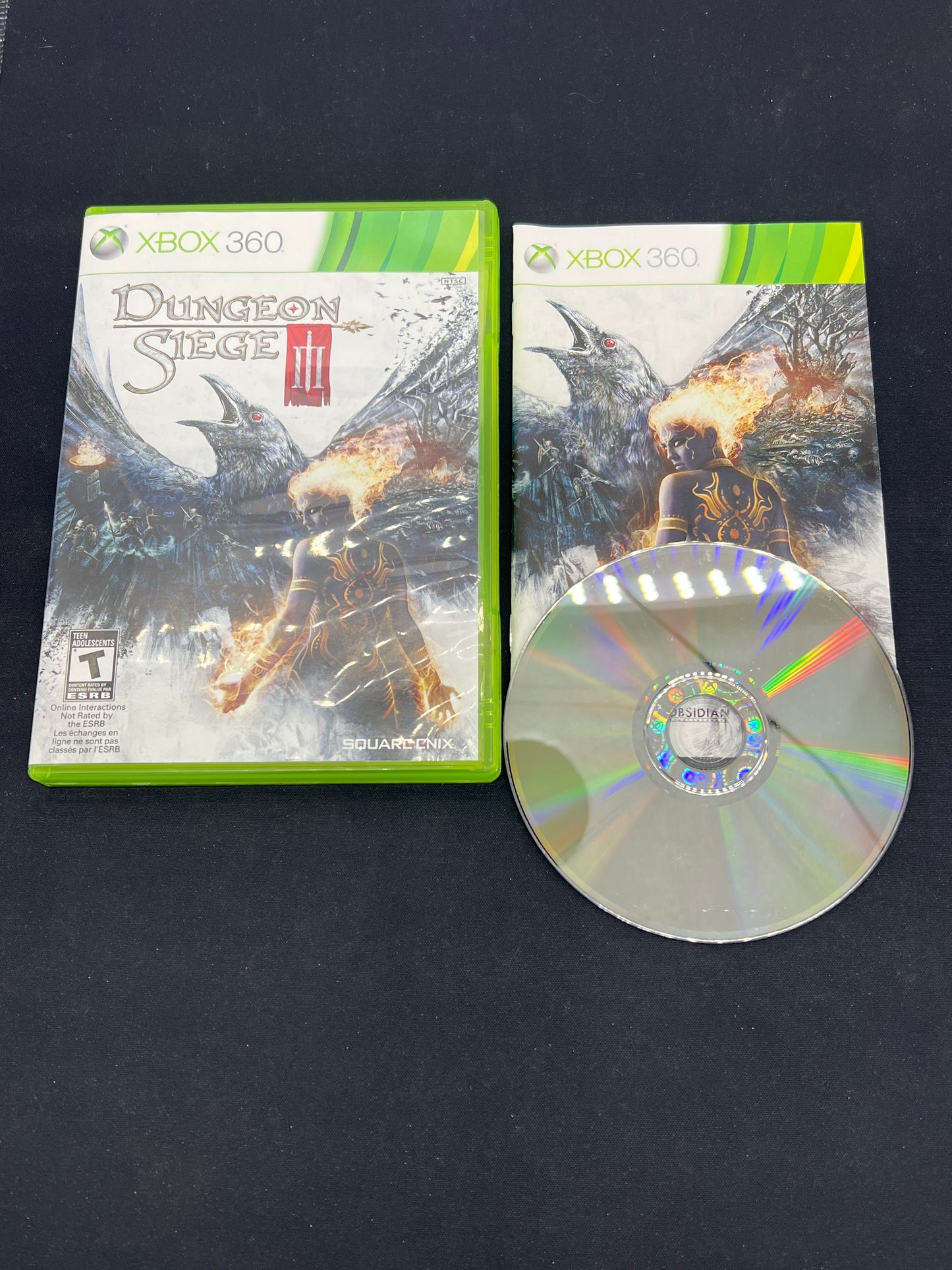 Auction Lot 112: XBOX 360 Video Game Dungeon Siege CIB