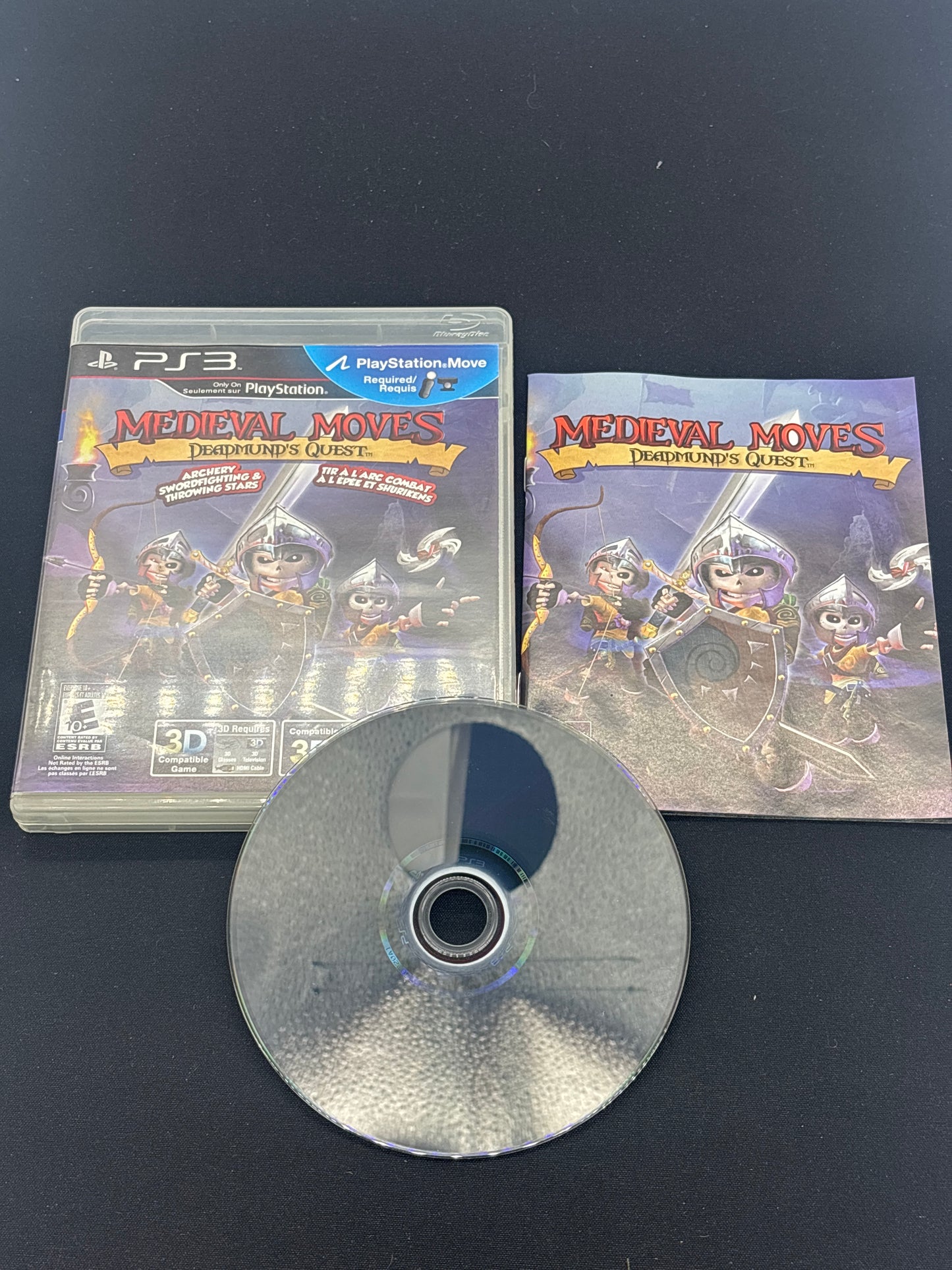 Auction Lot 62: PlayStation 3 Medieval Moves Deadmund's Quest With Case & Disc