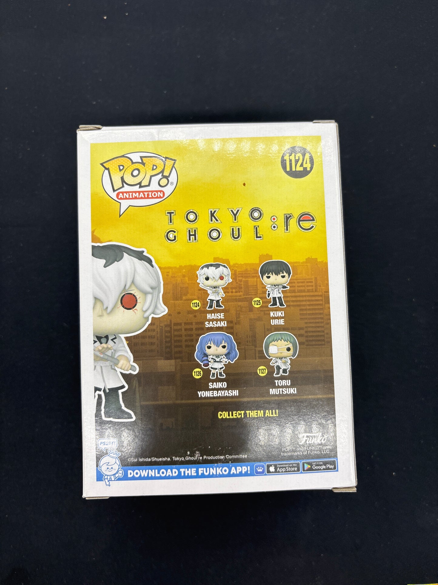 Auction Lot 33: Pop Funko Tokyo Ghoul: RE Haise Sasaki 1124