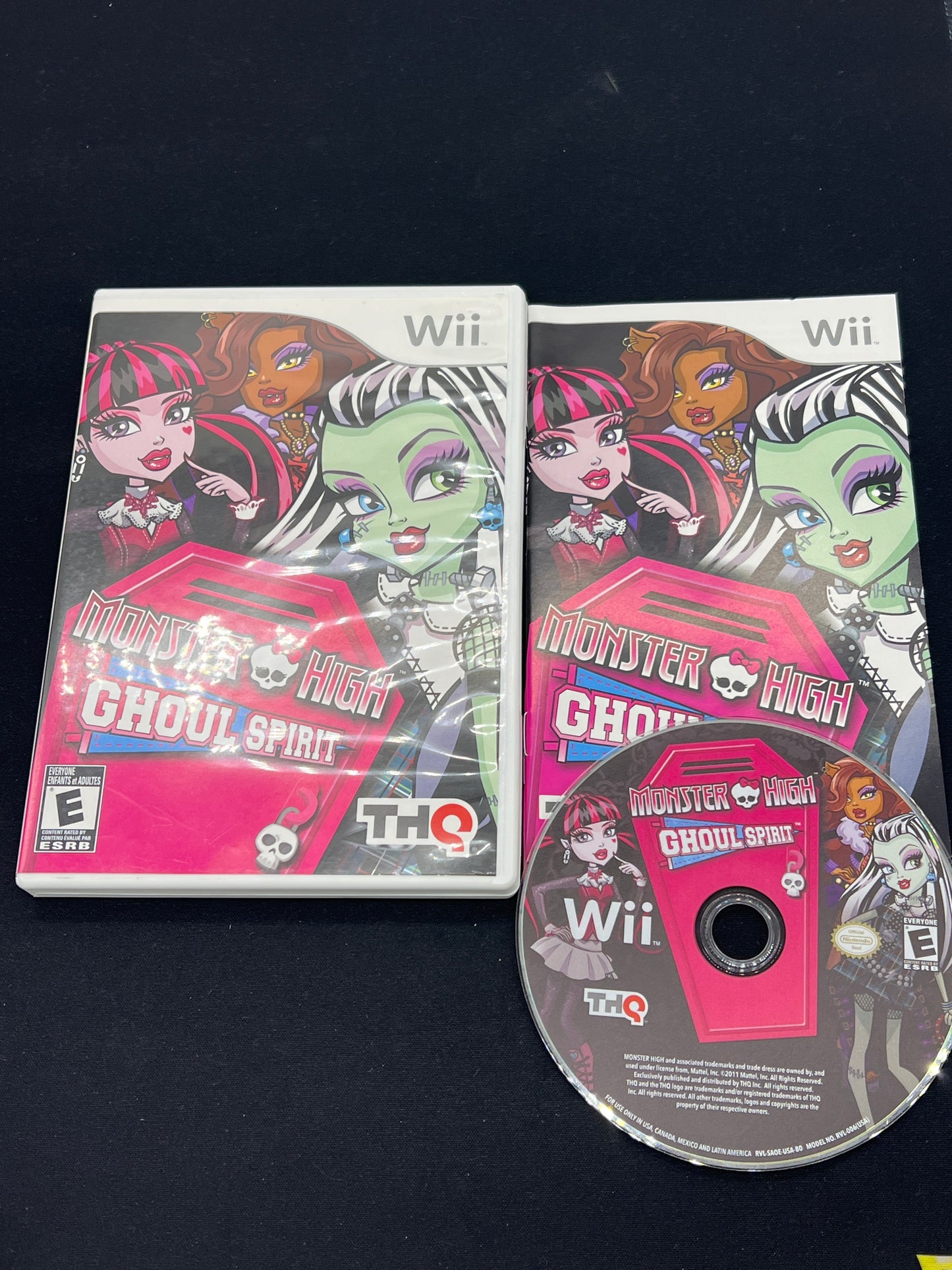 Auction Lot 131: Nintendo WII Monster High Ghoul Spirit CIB