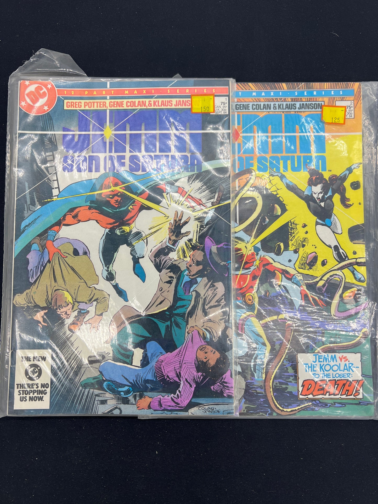 Auction Lot 116: DC Comics Jenn Son of Saturn Issue 1 and 2 Lot