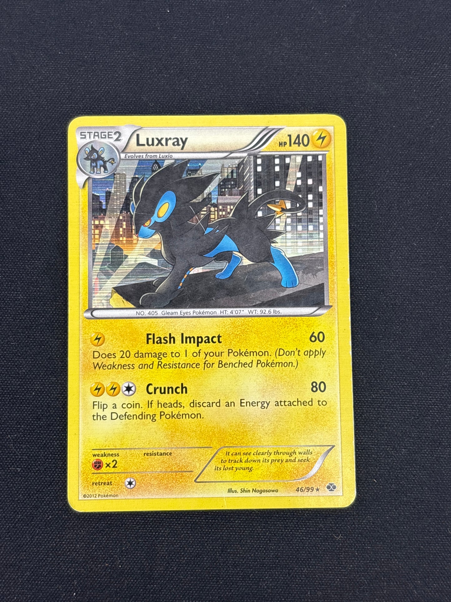 Auction Lot 72: Luxray Holo Rare Card Conditions Vary