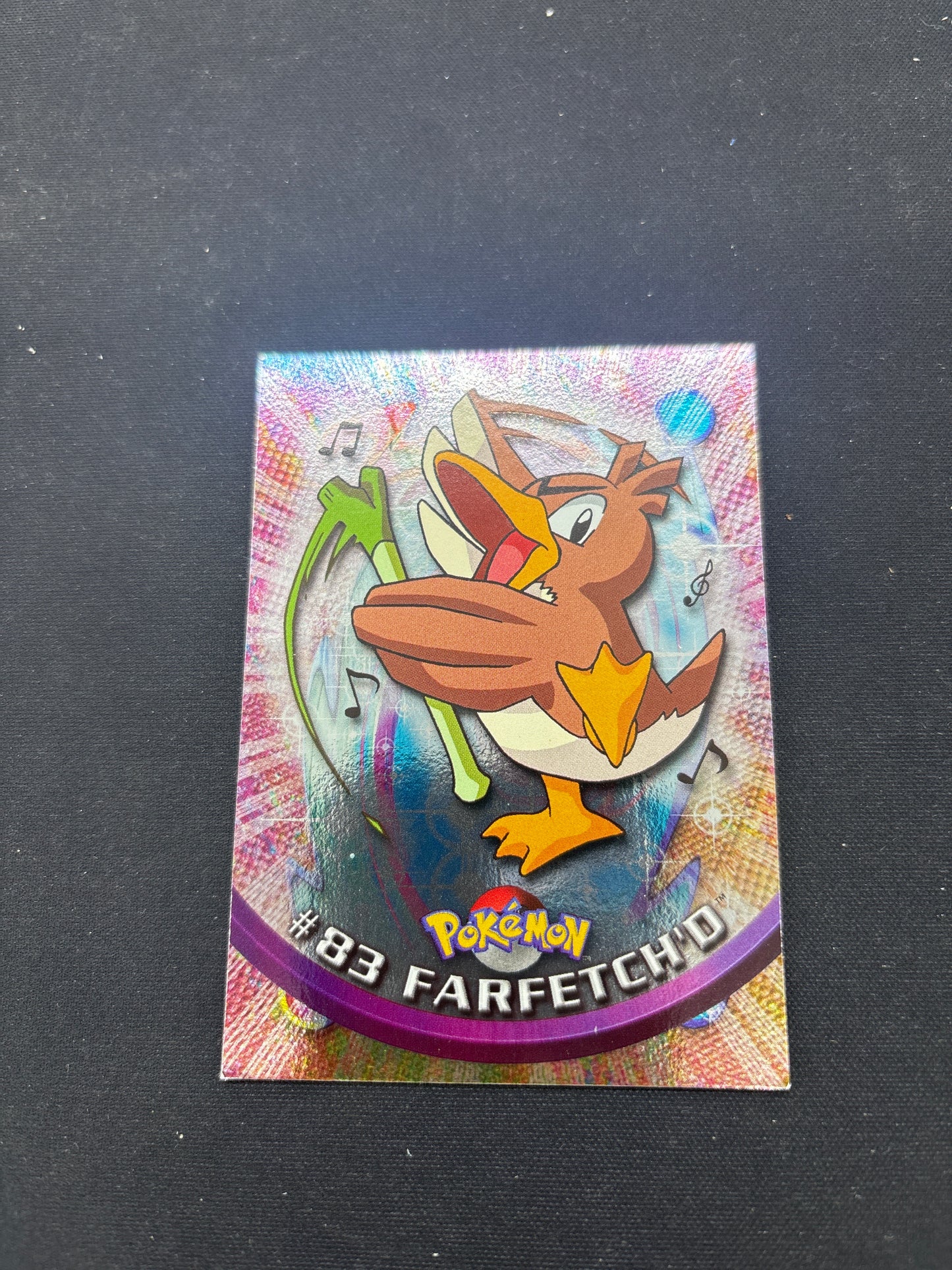 Auction Lot 205: Pokemon Card Farfetch'd Topps 2000 TV Conditions Vary
