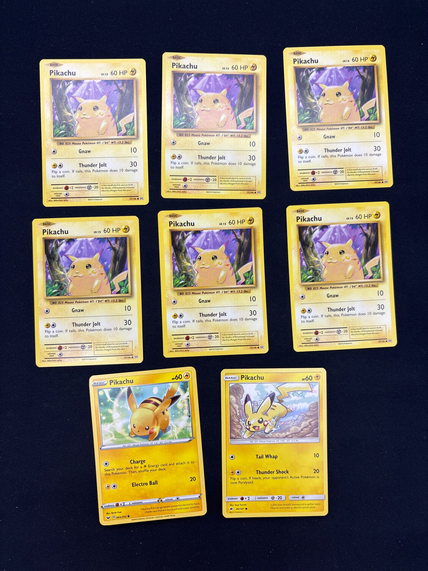 Auction Lot 89: Pikachu Card Lot 2 Conditions Vary