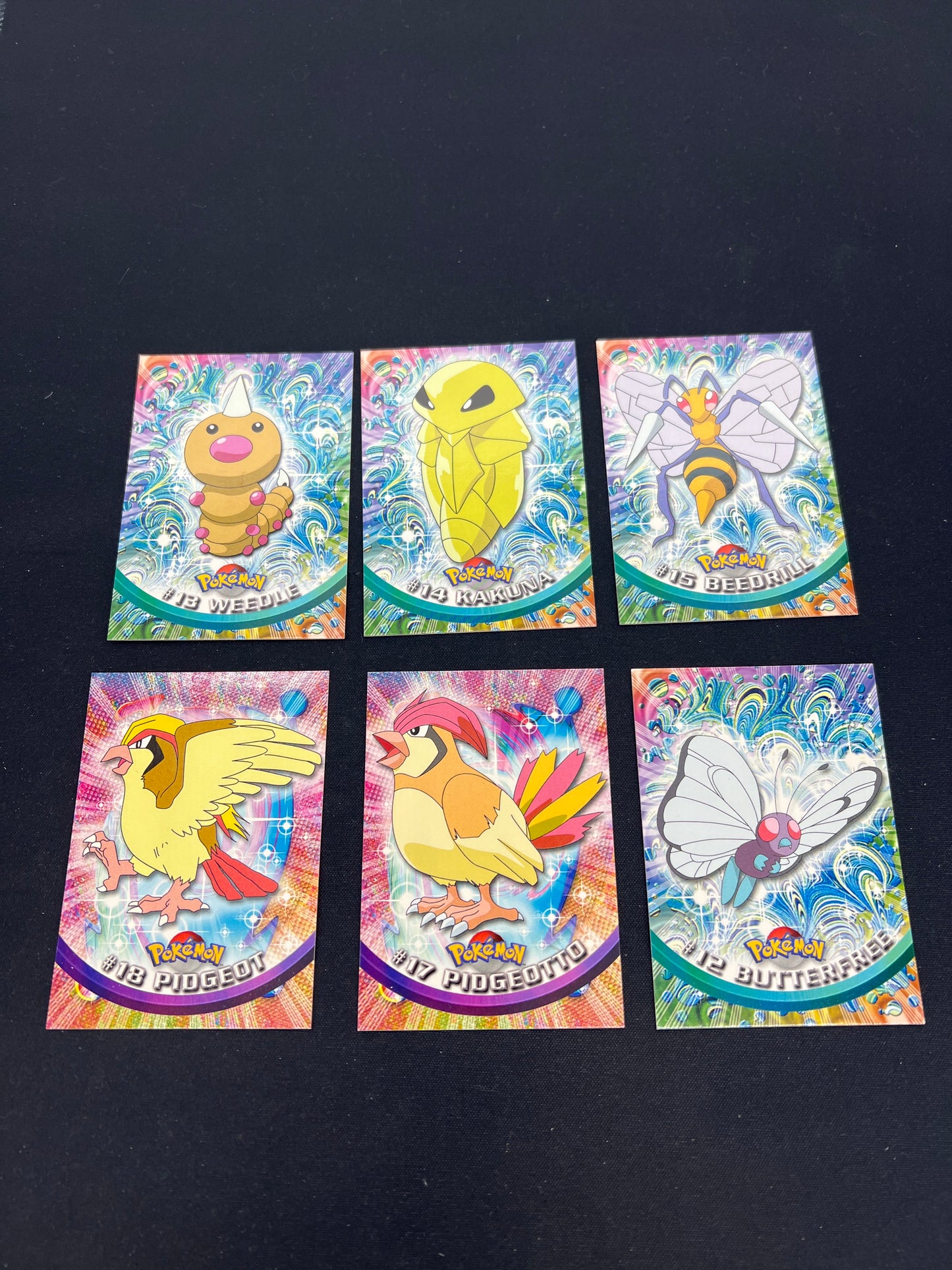 Auction Lot 63: Pokemon Topps Cards Assorted Lot of 6 Non Foils Conditions Vary