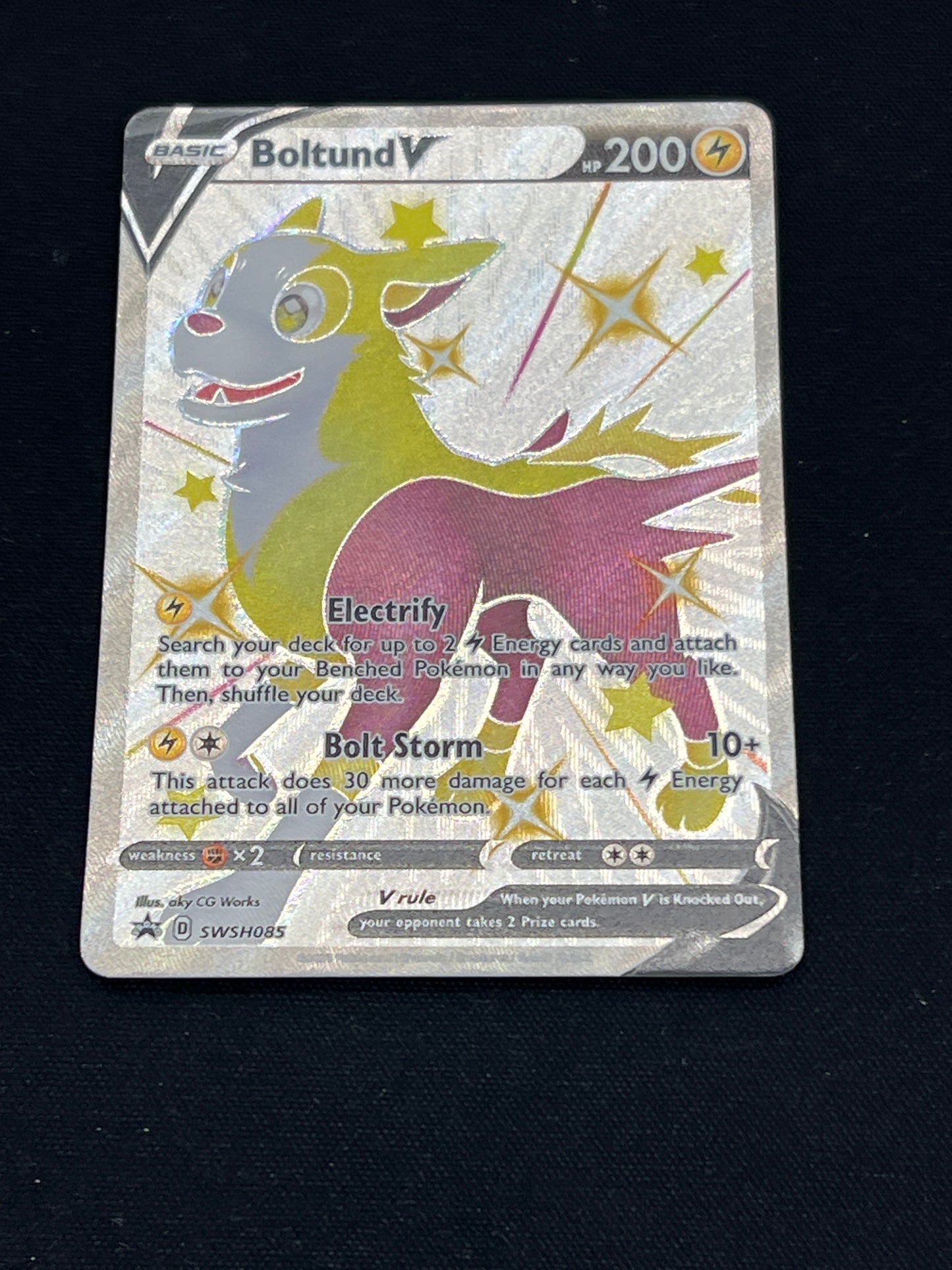 Auction Lot 69: Pokemon Cards Botund V Full Art Condition Vary