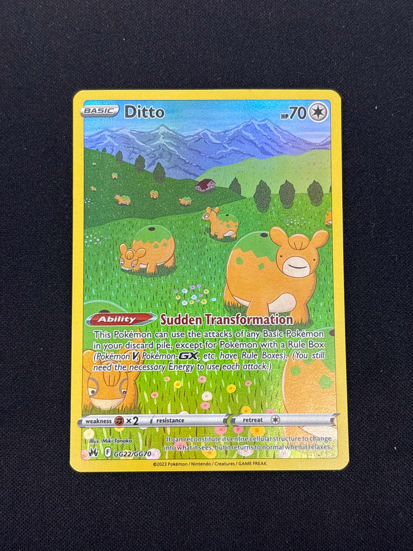 Auction Lot 161: Ditto Galarian Gallery Pokemon Crown Zenith Card Conditions Vary