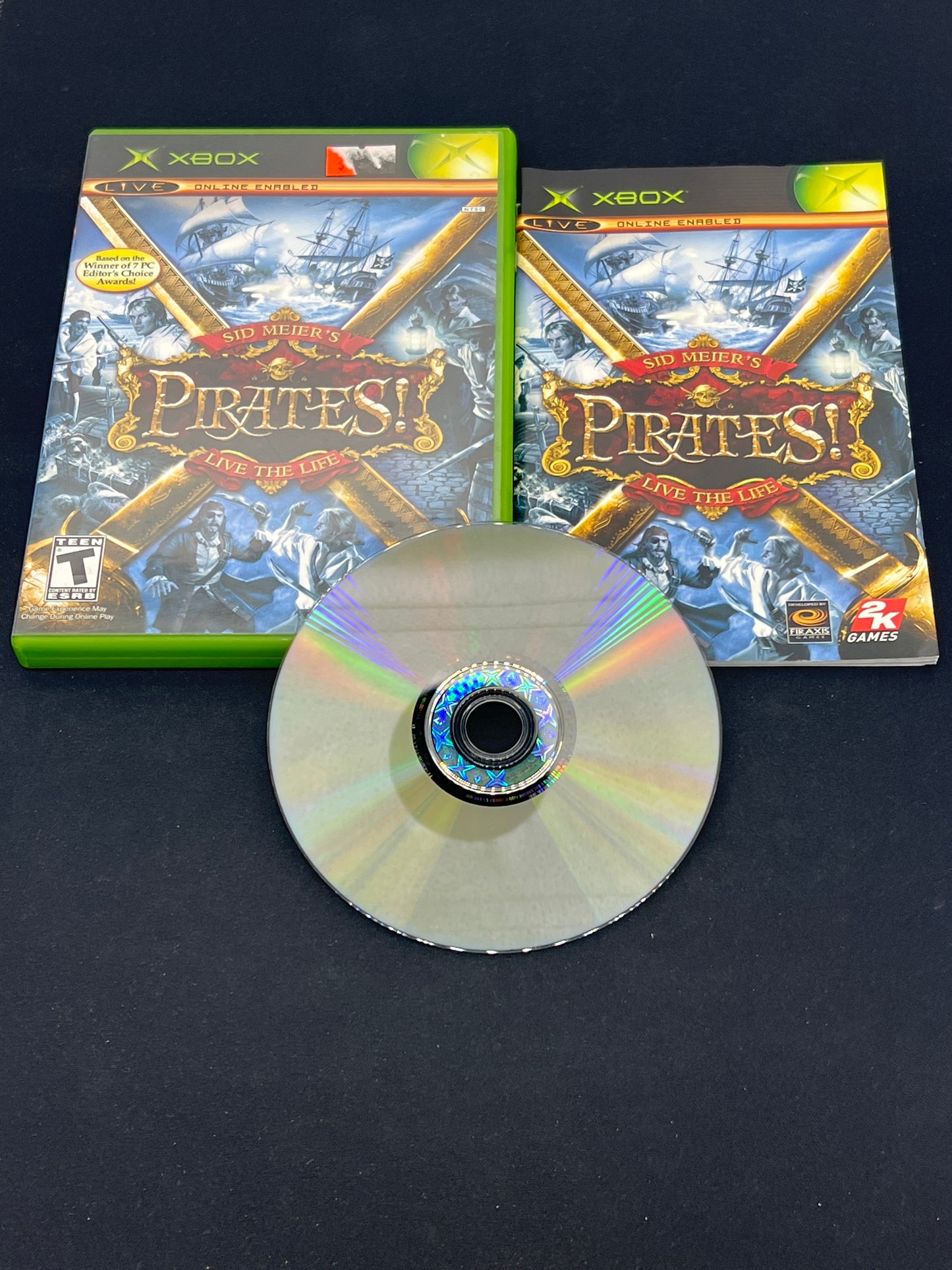 Auction Lot 305: XBOX Video Game Sid Meier Pirates CIB