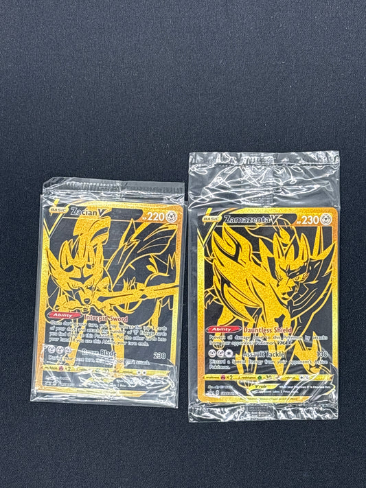Auction Lot 33: Zamazenta Zacian V SWSH Premium ETB Promo Sealed