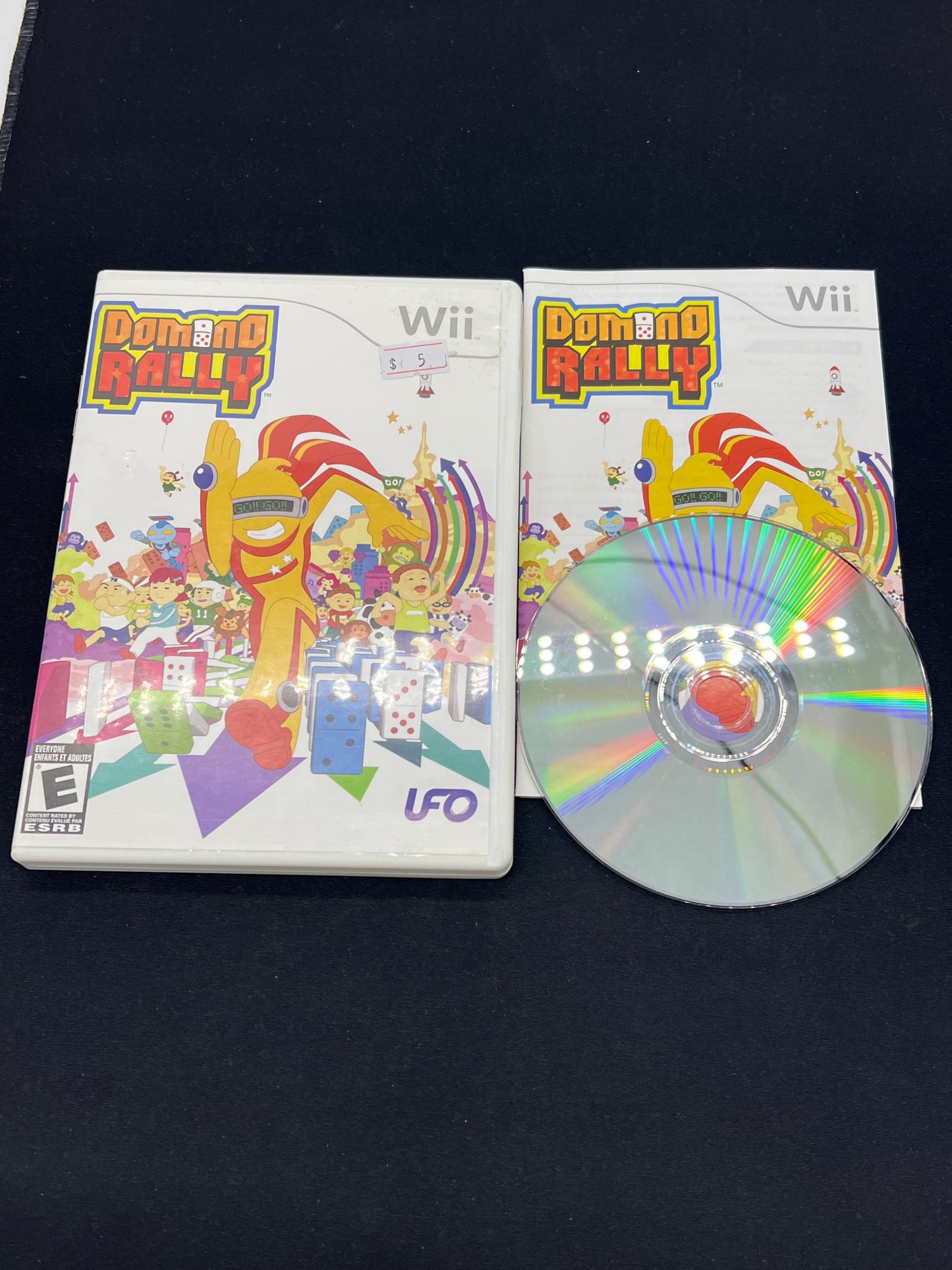 Auction Lot 186: Wii Video Game Domino Rally CIB