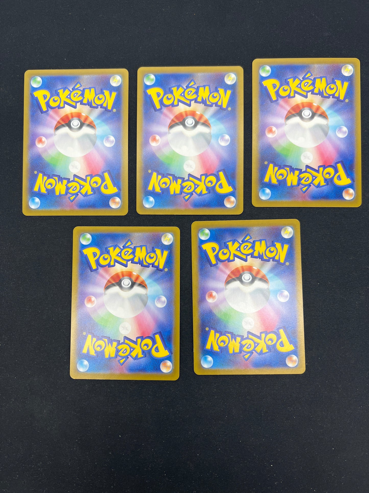 Auction Lot 100: Pokemon Cards Japanese Terastral Festival Lot of 5 Pokeball Holo Conditions Vary