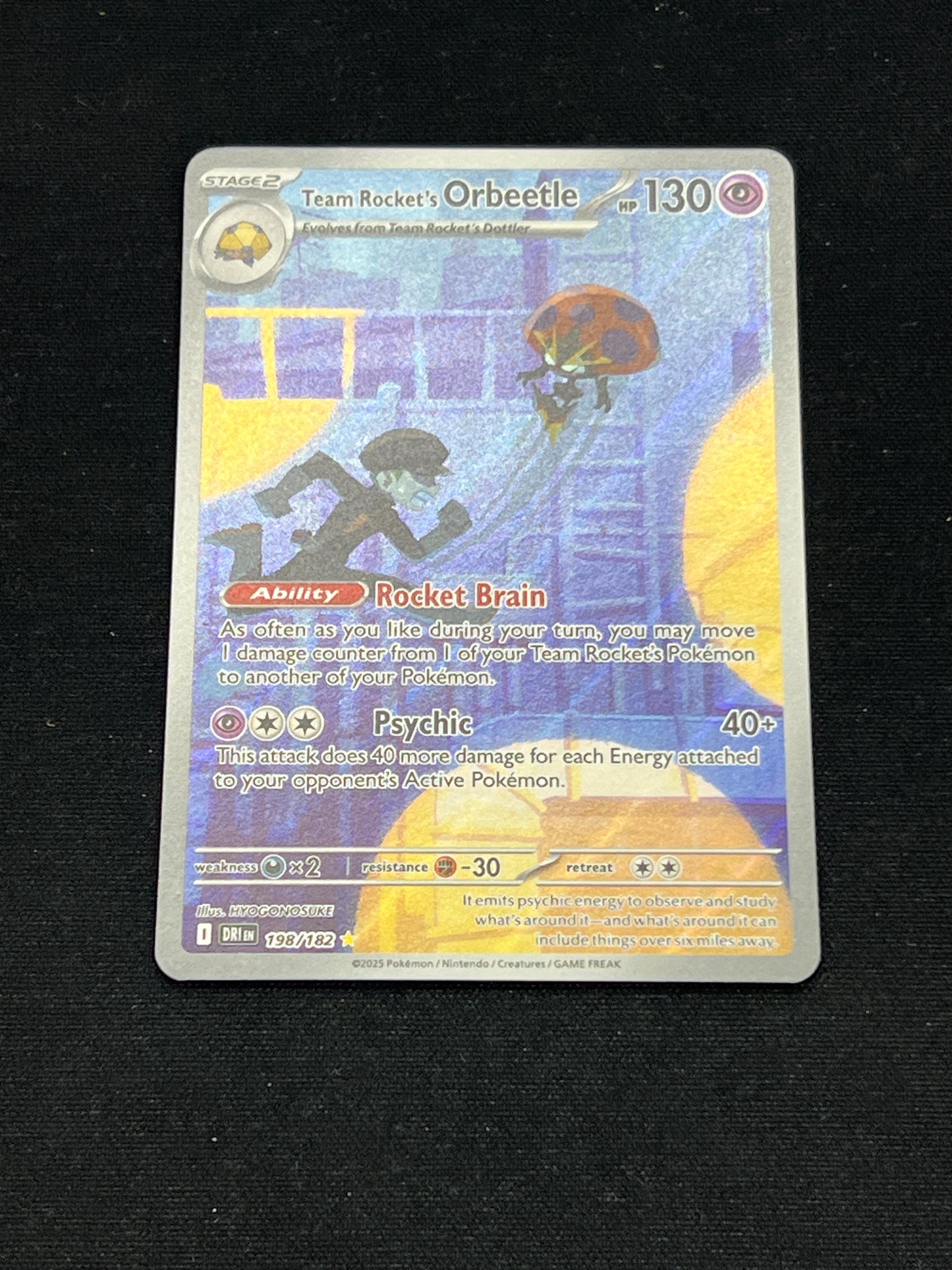 Auction Lot 73: Pokemon Cards Team Rockets Orbeetle Illustration Rare Condition Vary