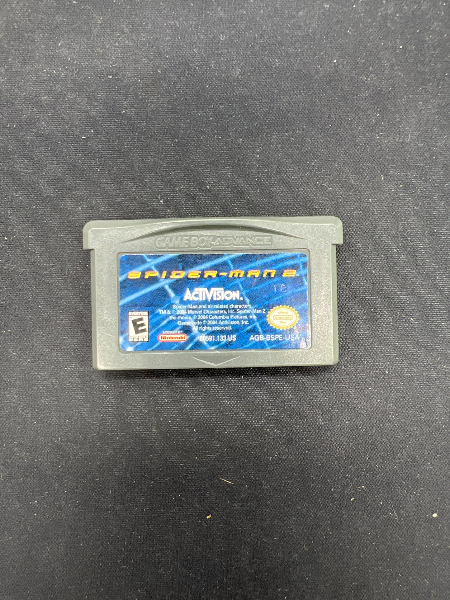 Auction Lot 269: Nintendo Gameboy Advance Spiderman-2 Video Game
