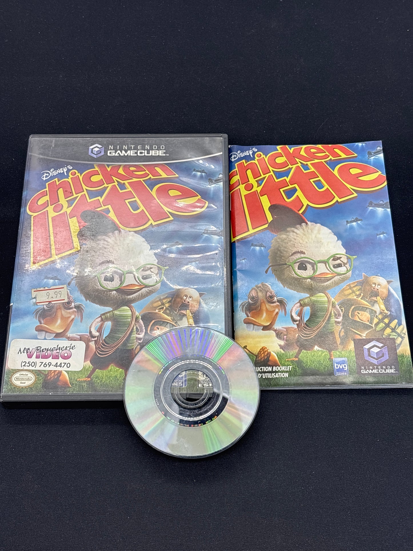 Auction Lot 177: GameCube Disney Chicken Little Complete with Case & Disc