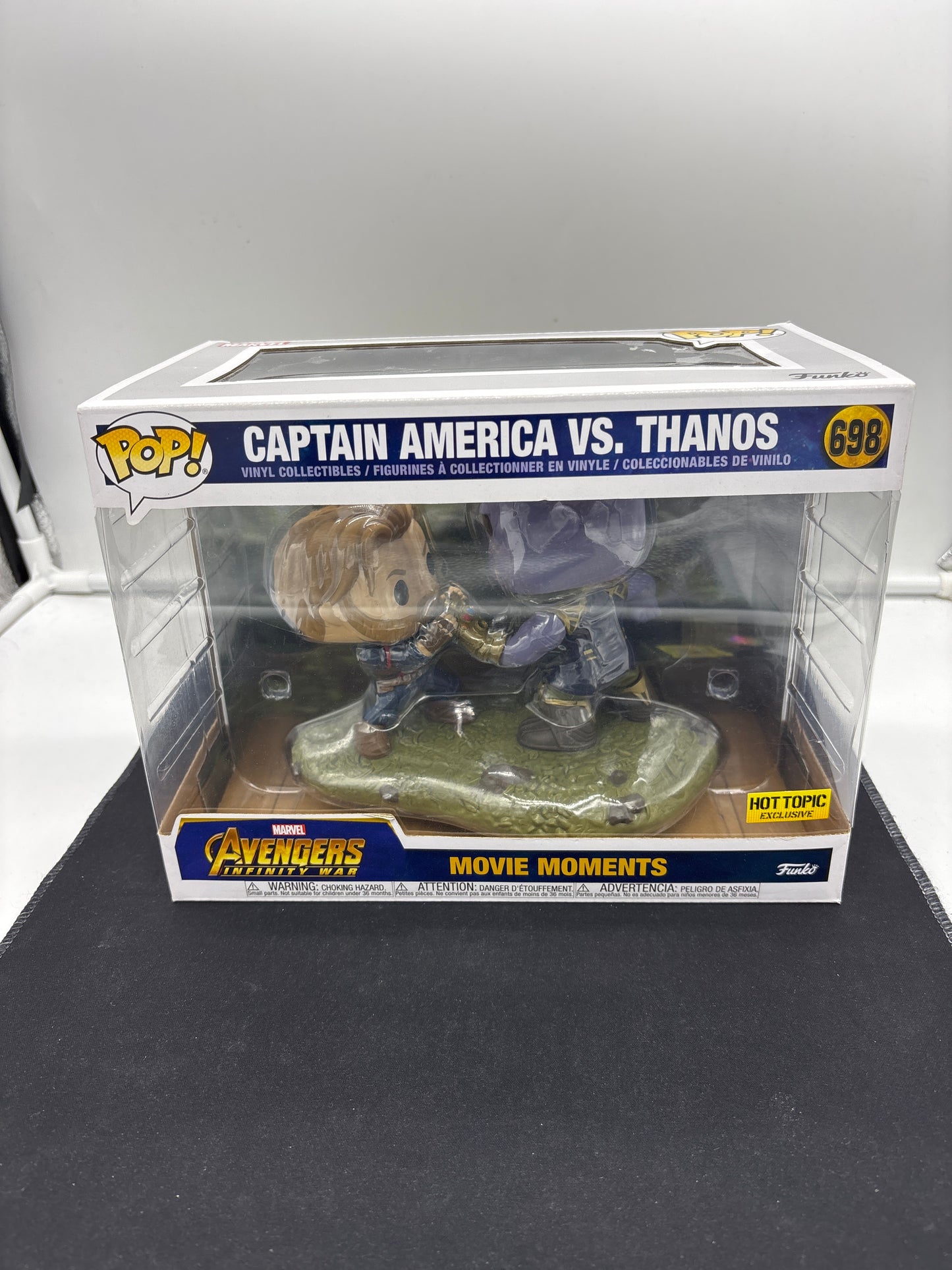 Auction Lot 1: POP Funko Marvel Avengers Captain America Vs. Thanos 698 Figure