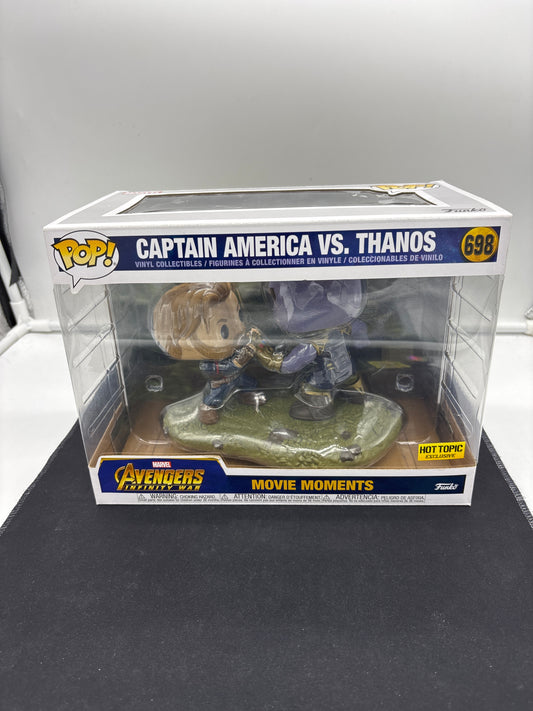 Auction Lot 1: POP Funko Marvel Avengers Captain America Vs. Thanos 698 Figure