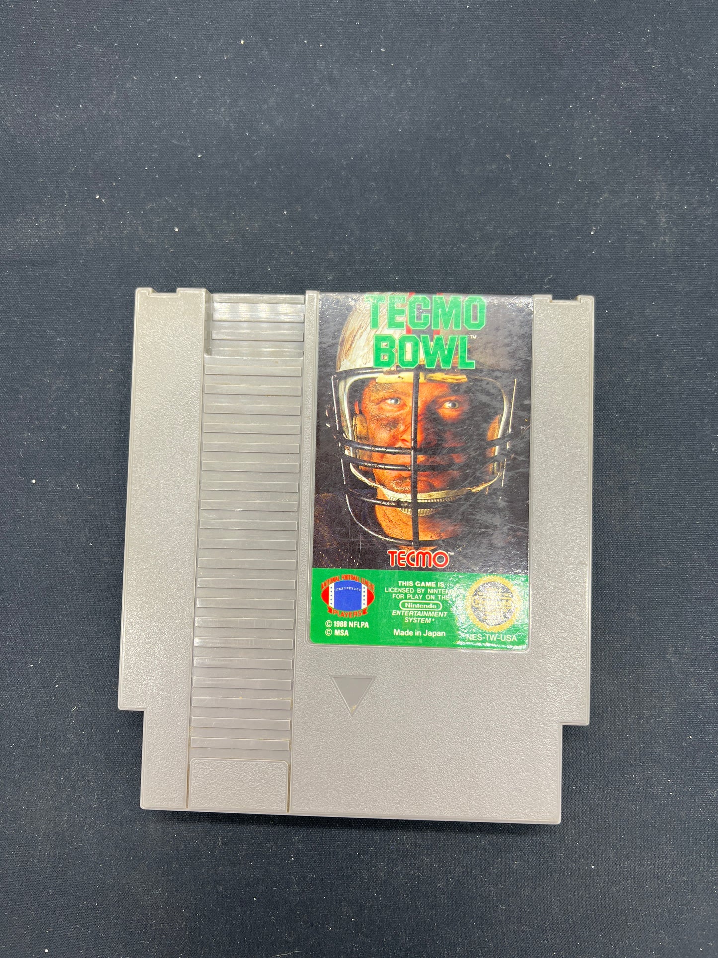 Auction Lot 143: Nintendo NES Video Game Tecmo Bowl Loose