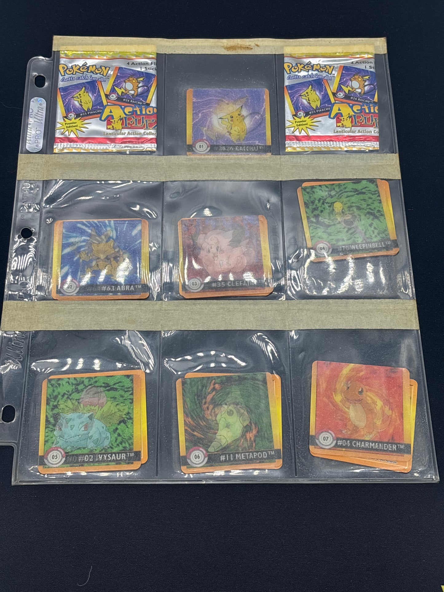Auction Lot 27: Pokemon Stickers Lenticular Lot