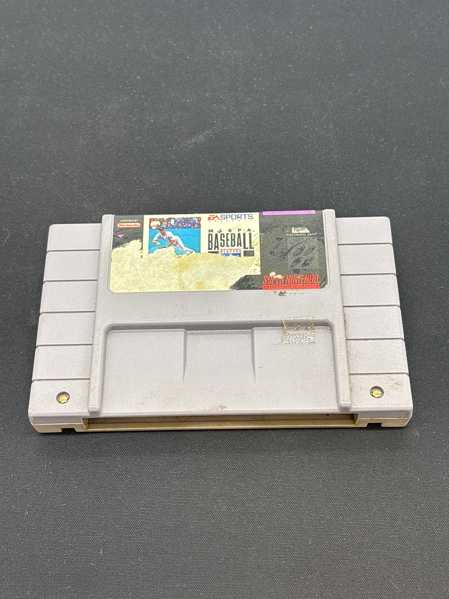 Auction Lot 98: SNES Video Game EA Sports MLPBA Baseball
