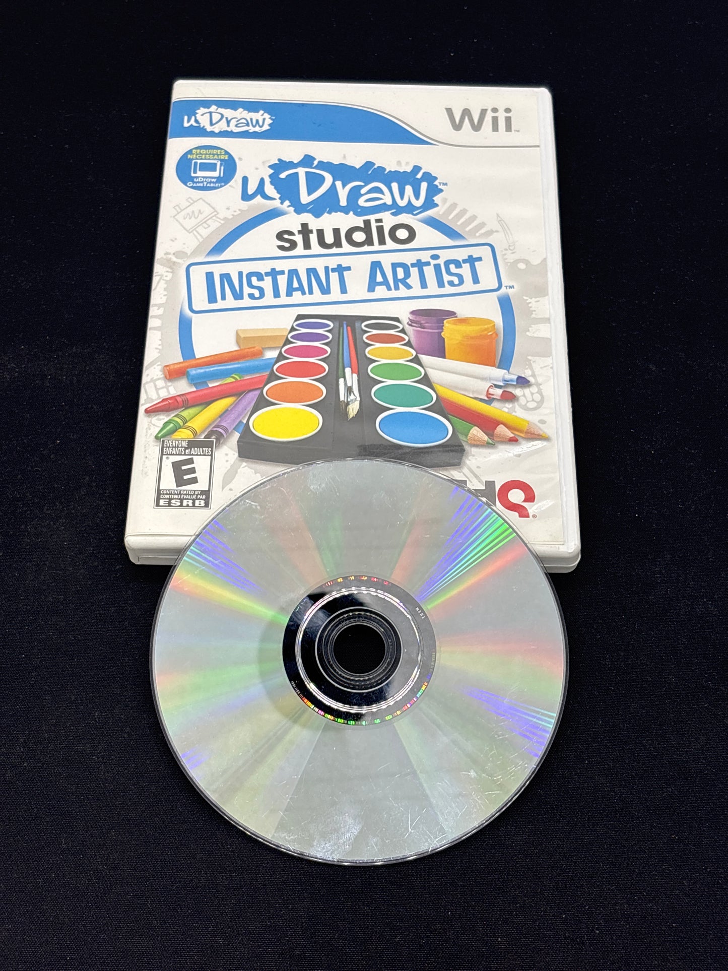Auction Lot 123: Nintendo Wii U Draw Studio Instant Artist Case & Disc