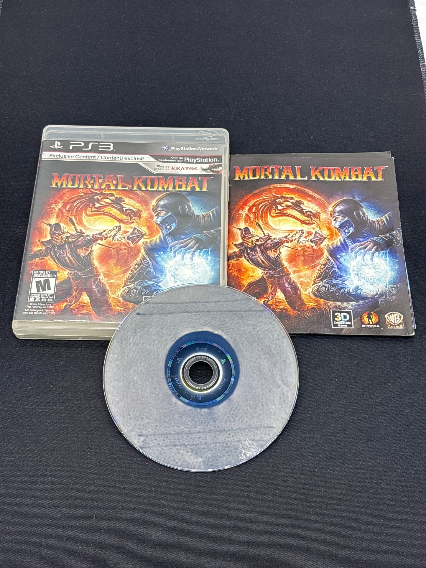 Auction Lot 28: PlayStation 3 Video Game Mortal Kombat CIB