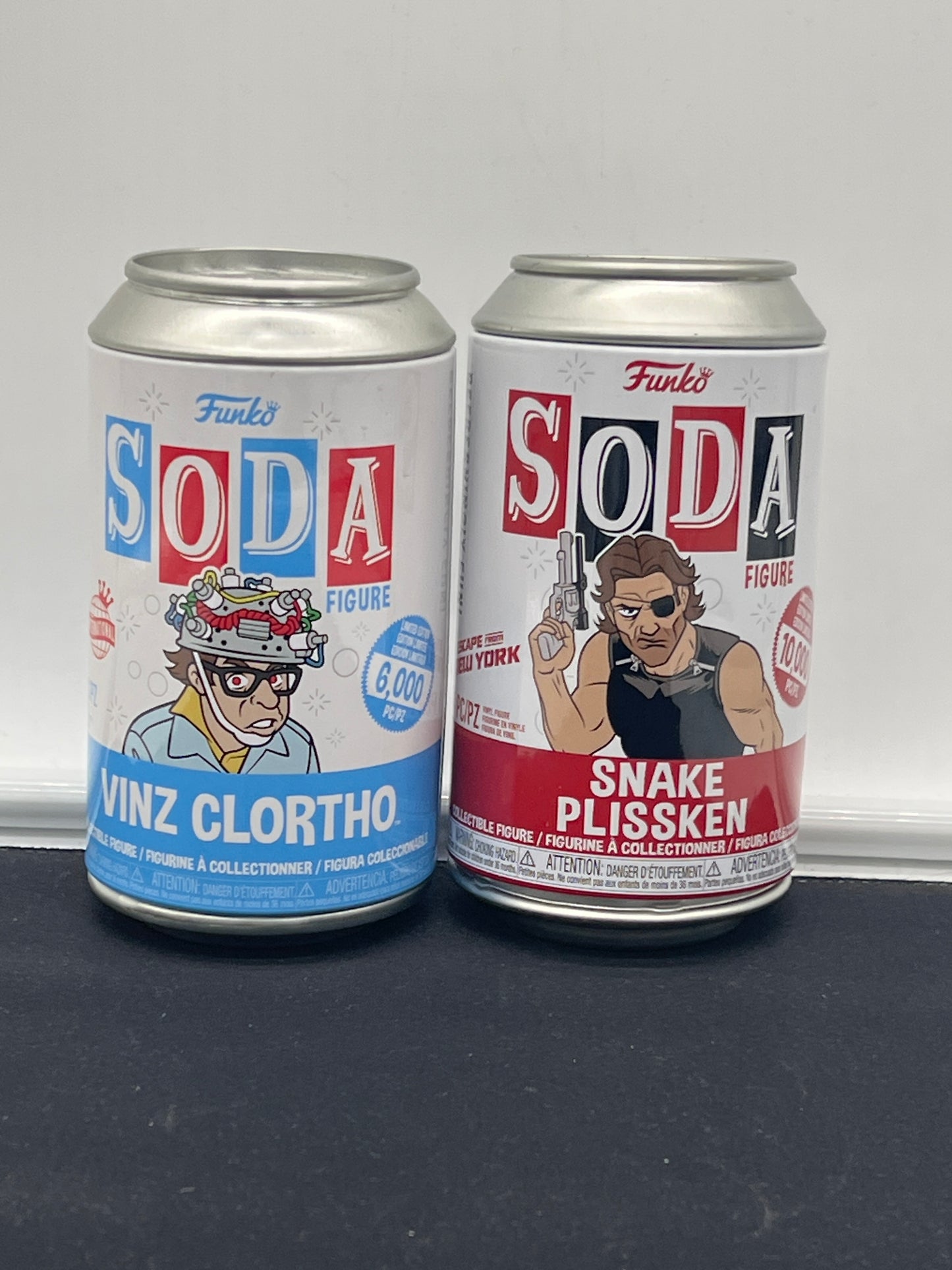 Auction Lot 143: Funko Soda Lot of 2 Vinz Clortho & Snake Plissken
