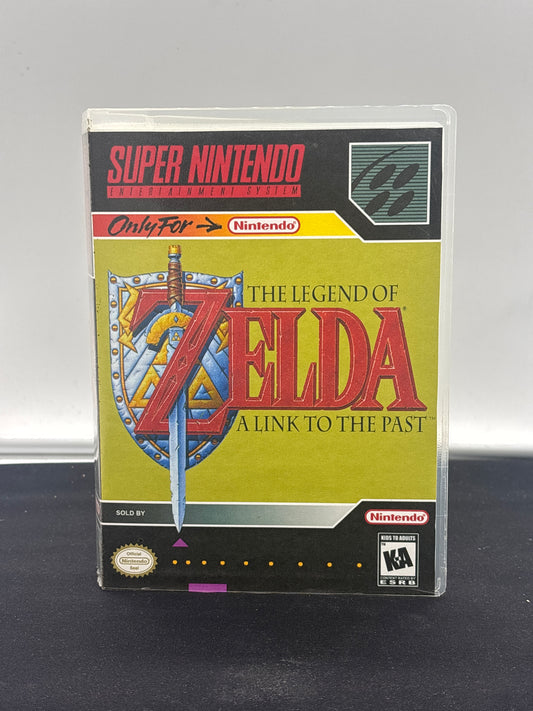 Auction Lot 106: The Legend of Zelda A Link to the Past Empty Video Game Case SNES