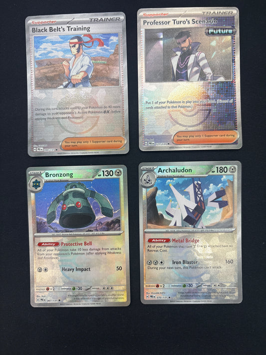Auction Lot 375: Pokemon Cards Prismatic Evolutions Lot of 4 Pokeball Holos Conditions Vary
