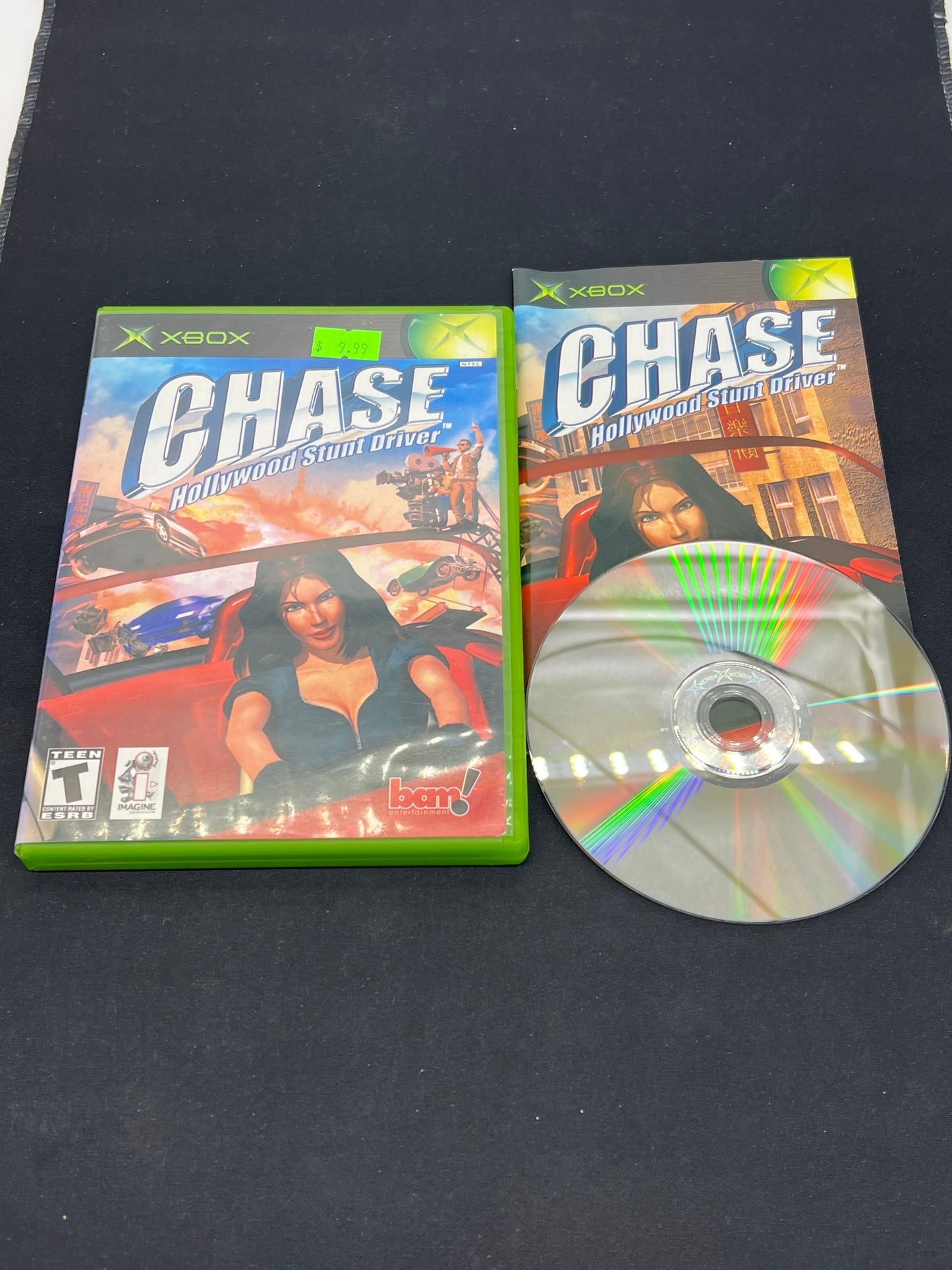 Auction Lot 121: XBOX Video Game Chase Hollywood Stunt Driver CIB
