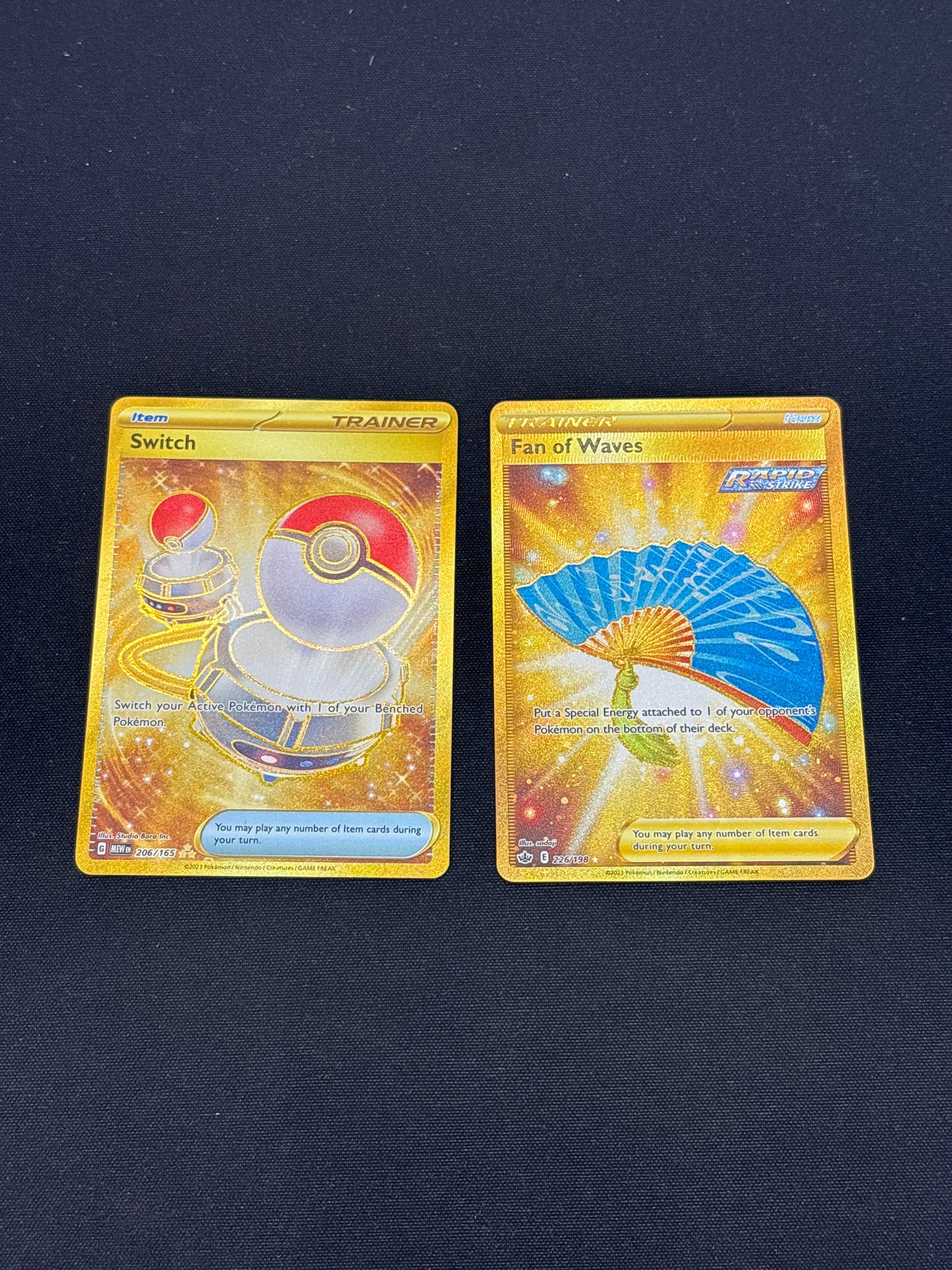 Auction Lot 418: Pokemon Cards Lot of 2 Hyper Rare Full Art Trainers Conditions Vary