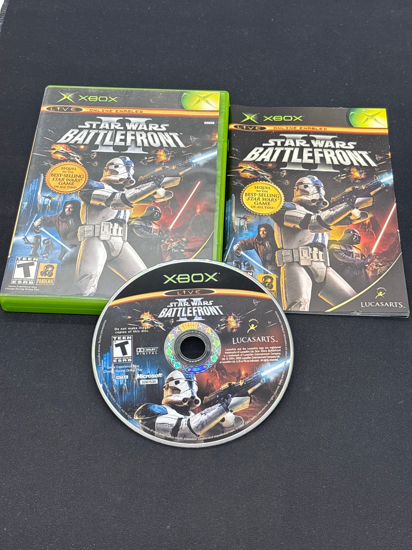 Auction Lot 4: XBOX Video Game Star Wards Battlefront 2 CIB