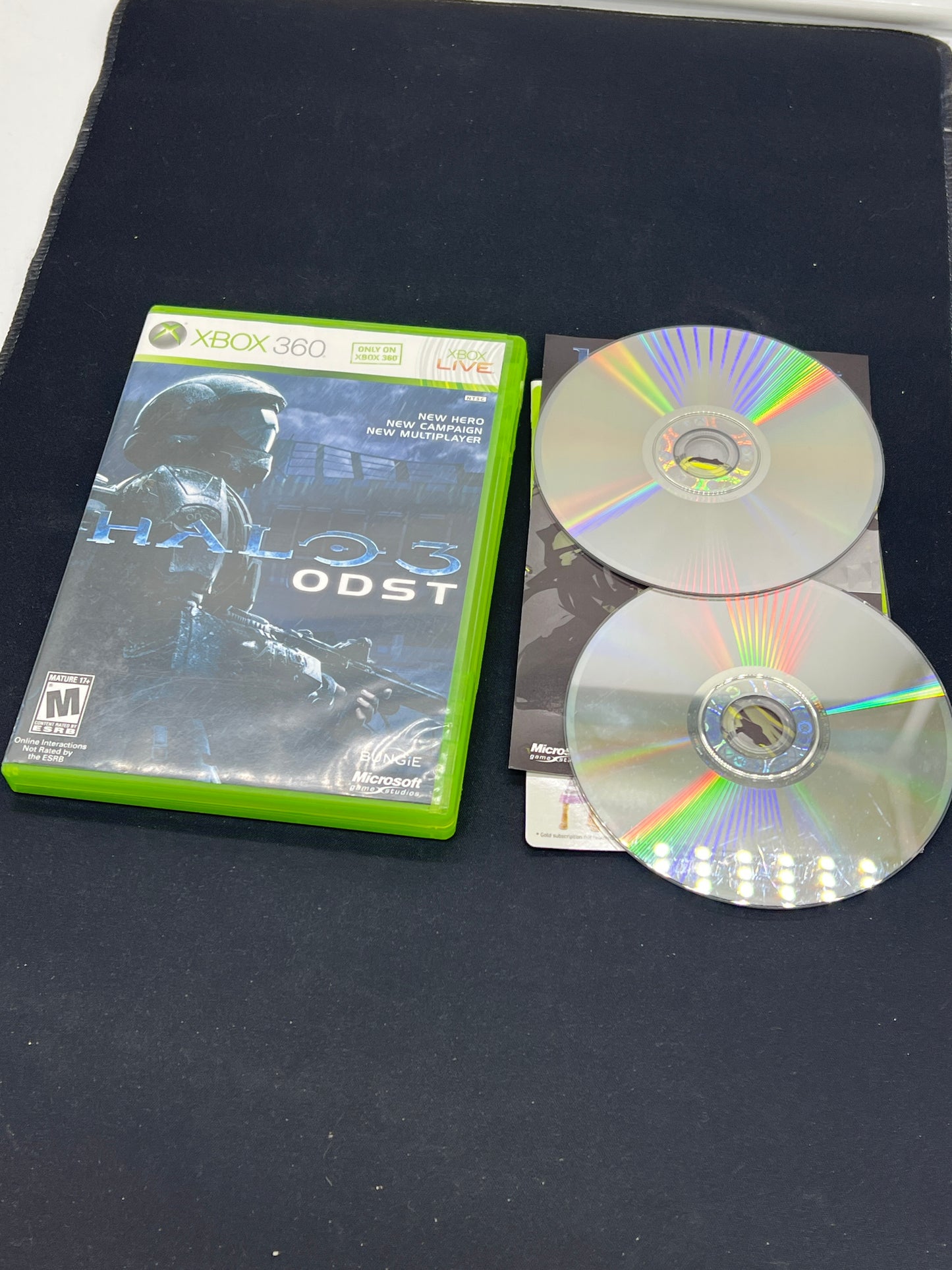 Auction Lot 55: XBOX 360 Video Game Halo 3 ODST CIB