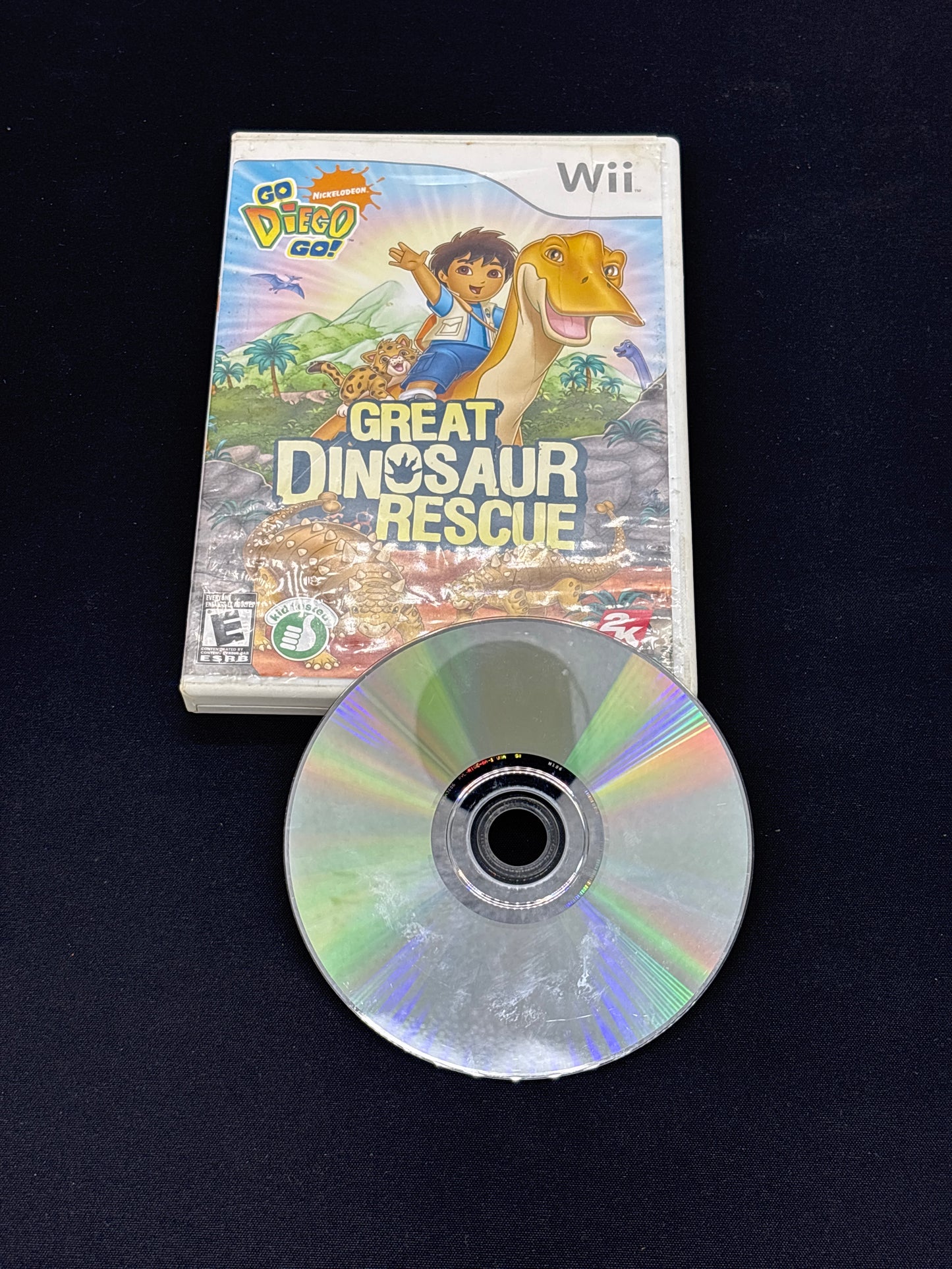 Auction Lot 26: Go Diego Go Great Dinosaur Rescue Video Game Nintendo Wii CIB