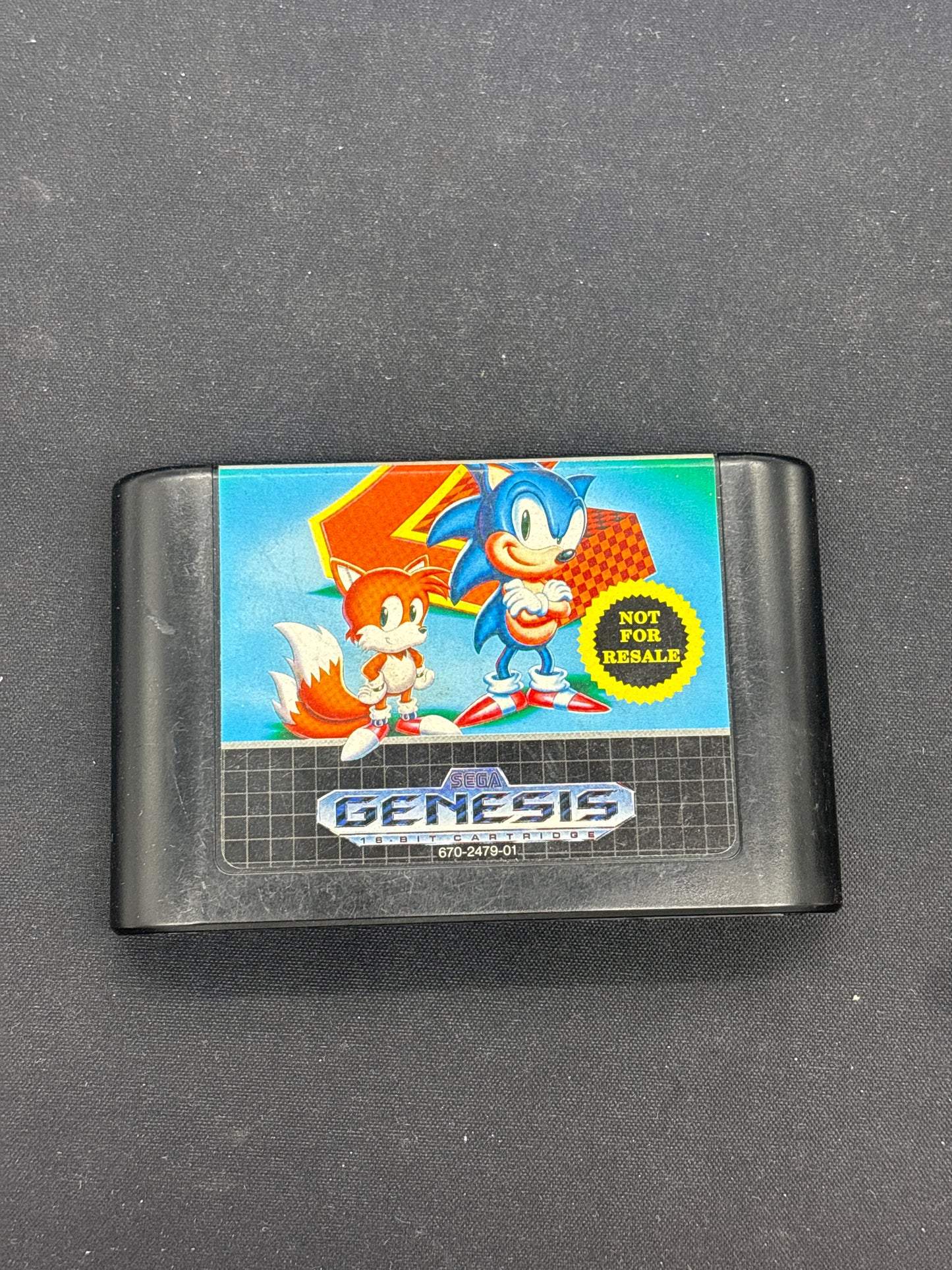 Auction Lot 181: SEGA Genesis Video Game Sonic the Hedgehog 2